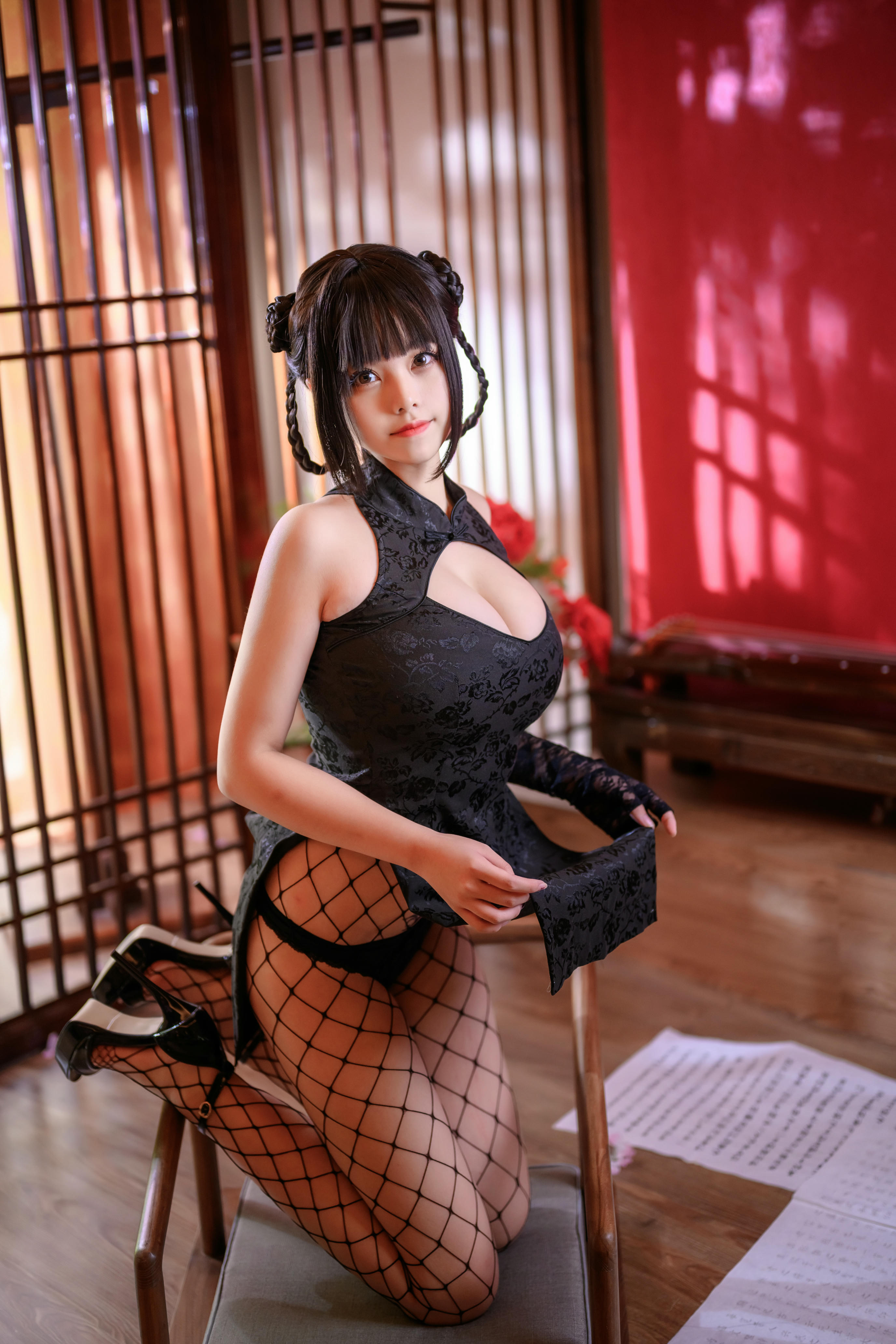 蜜汁猫裘 NO.056 魔女旗袍 [56P-1.08GB]_第1集