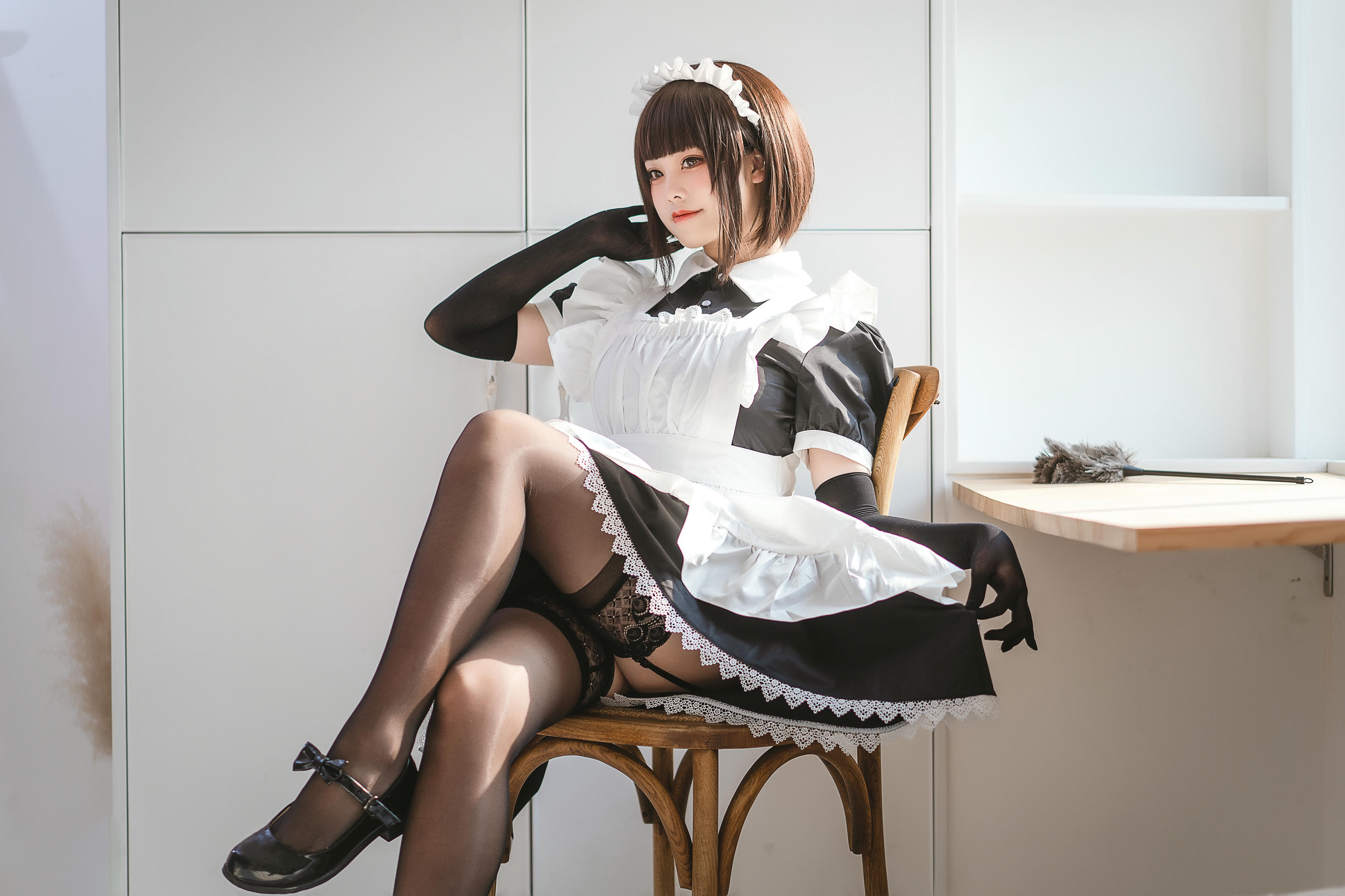 蜜汁猫裘 NO.057 民宿 女仆 [50P-587MB]_第1集