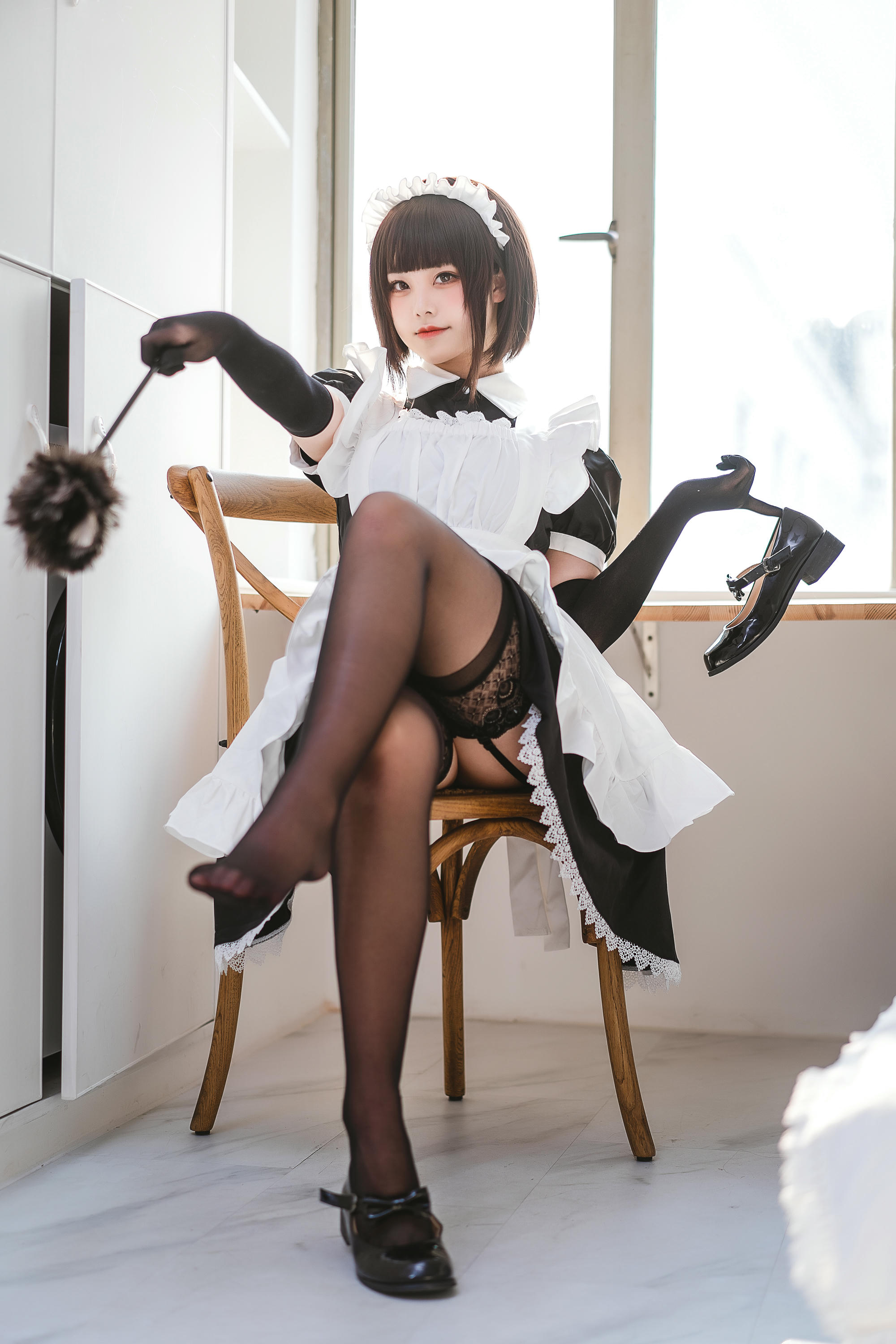 蜜汁猫裘 NO.057 民宿 女仆 [50P-587MB]_第2集