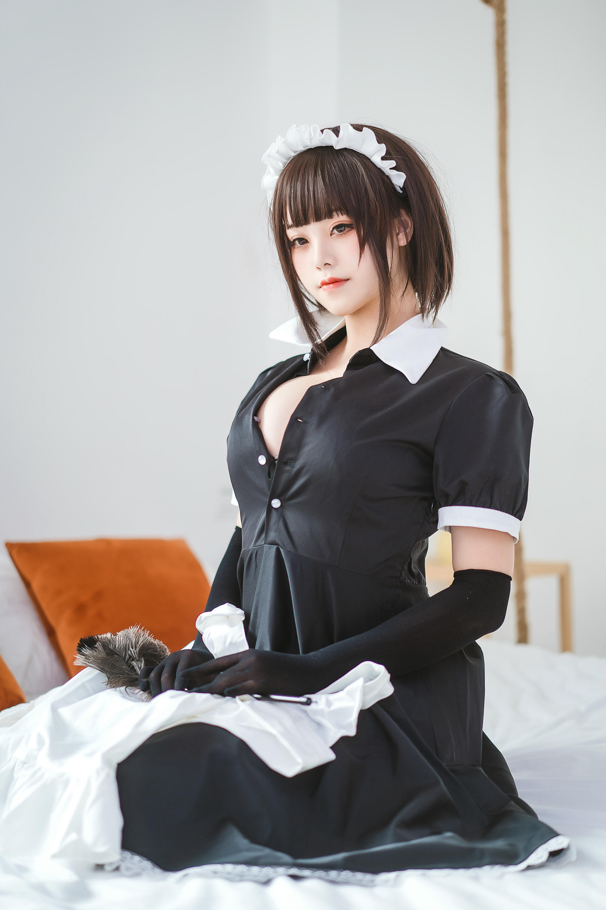 蜜汁猫裘 NO.057 民宿 女仆 [50P-587MB]_第3集