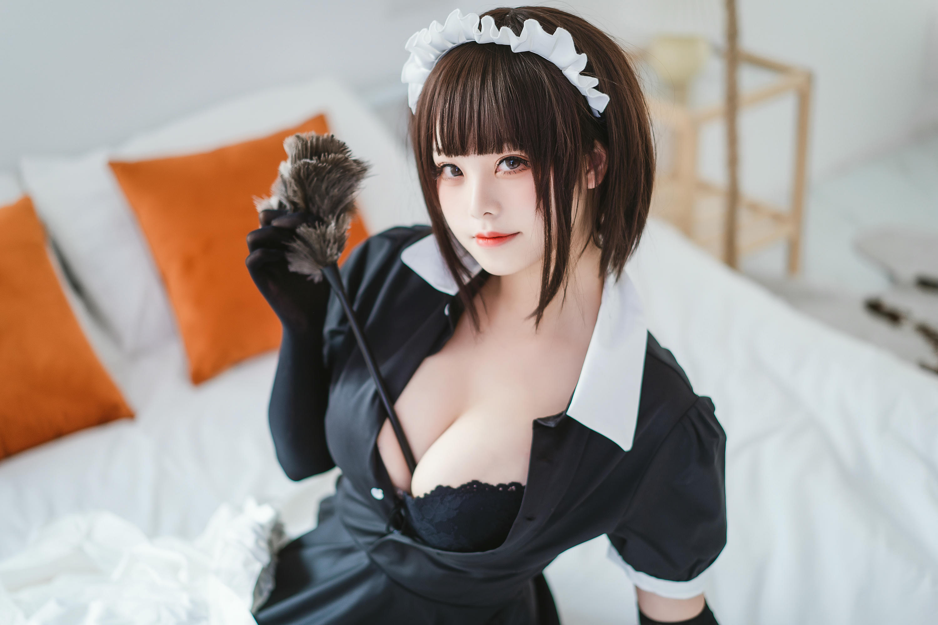 蜜汁猫裘 NO.057 民宿 女仆 [50P-587MB]_第3集