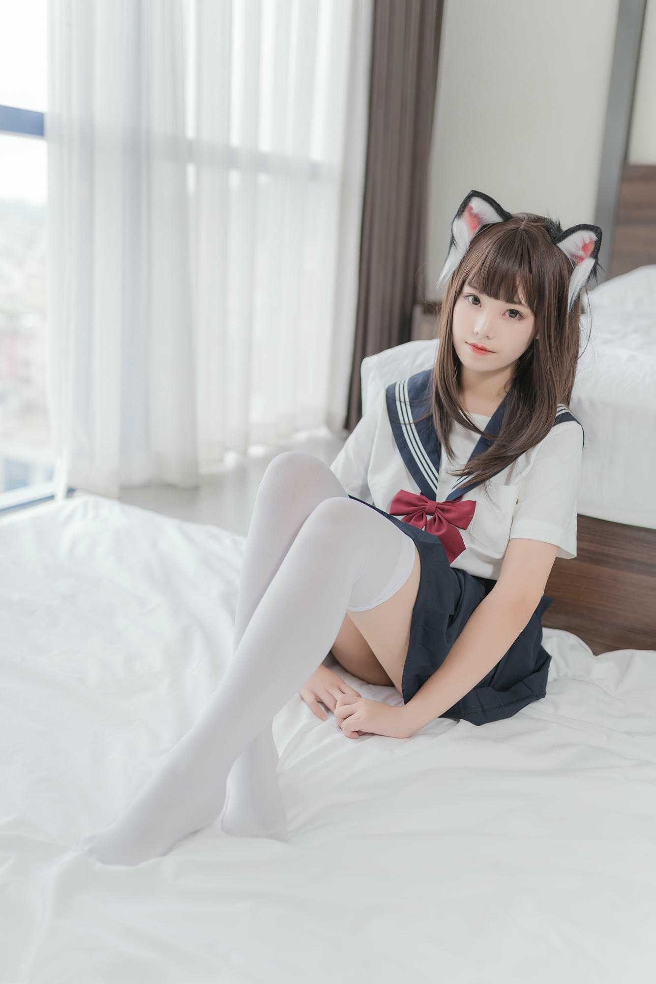 蜜汁猫裘 NO.005 猫耳JK [40P-110MB]_第1集