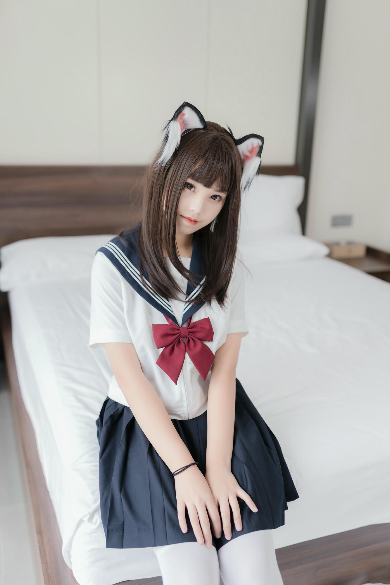 蜜汁猫裘 NO.005 猫耳JK [40P-110MB]_第2集