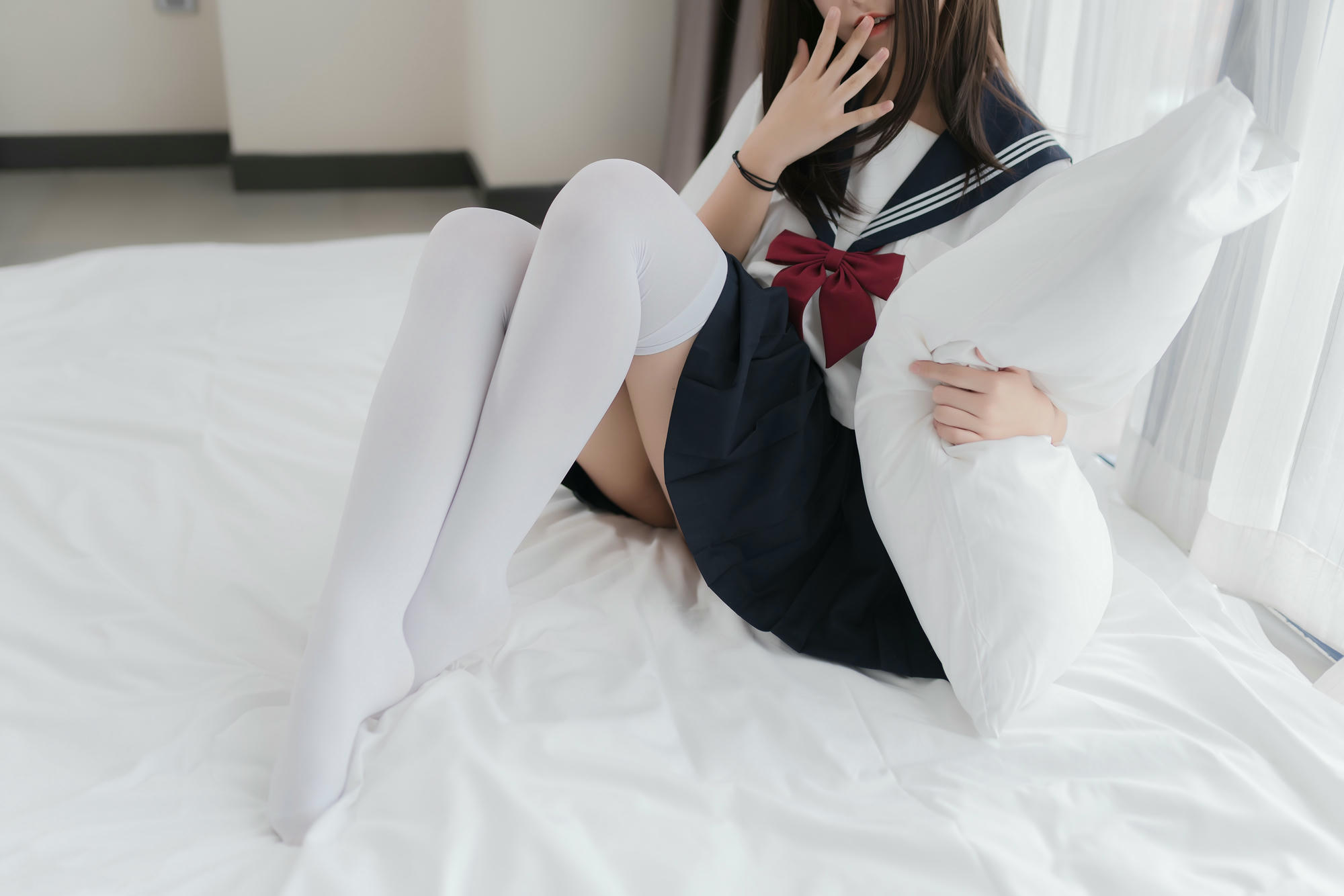 蜜汁猫裘 NO.005 猫耳JK [40P-110MB]_第1集