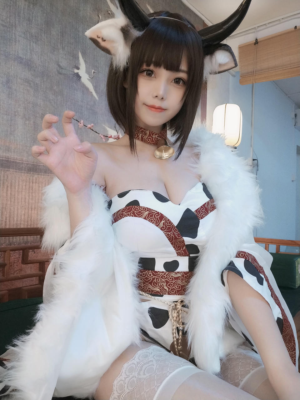 蜜汁猫裘 NO.062 奶牛 [30P-67MB]_第1集