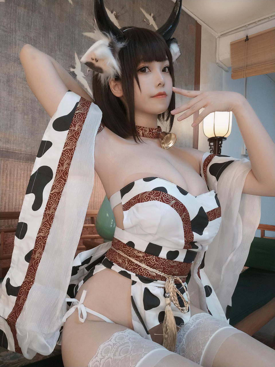 蜜汁猫裘 NO.062 奶牛 [30P-67MB]_第1集