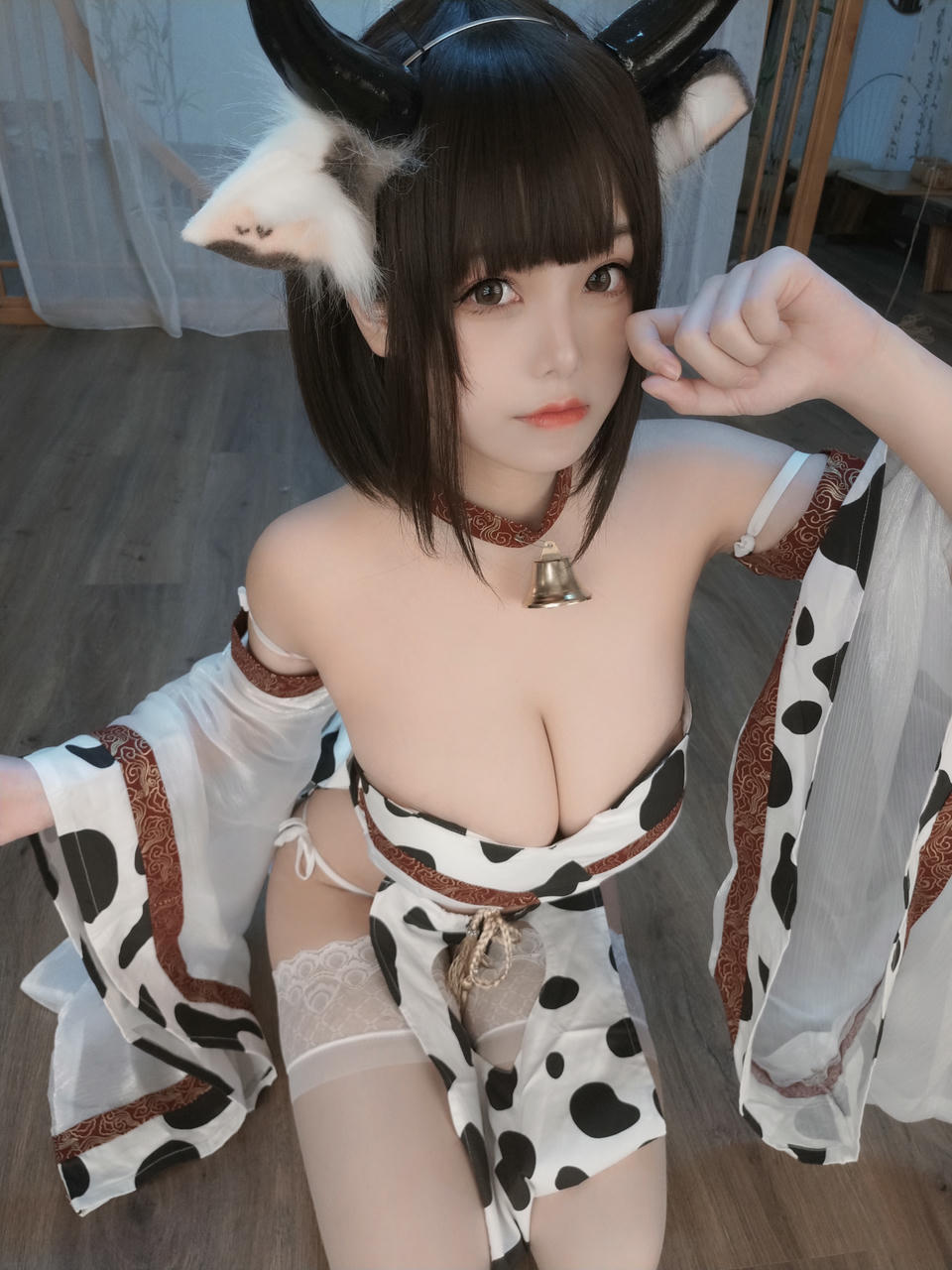蜜汁猫裘 NO.062 奶牛 [30P-67MB]_第1集