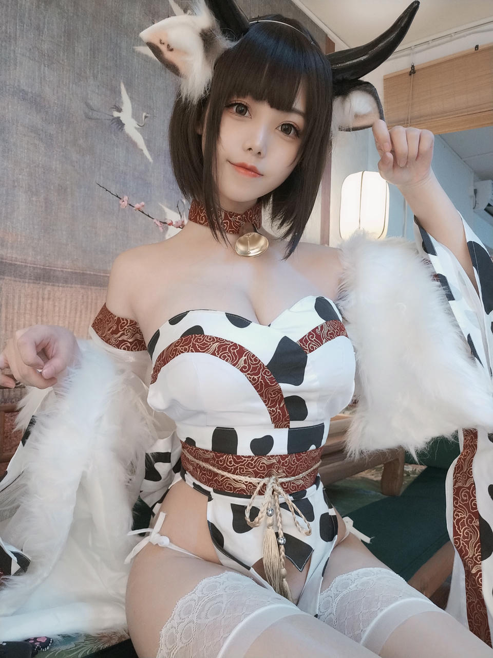 蜜汁猫裘 NO.062 奶牛 [30P-67MB]_第1集