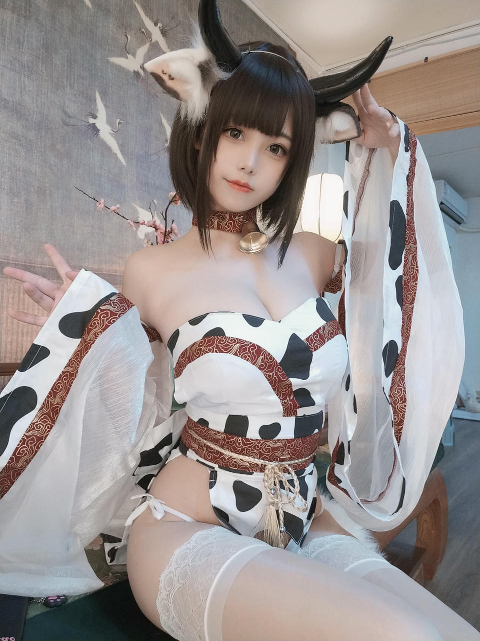 蜜汁猫裘 NO.062 奶牛 [30P-67MB]_第1集