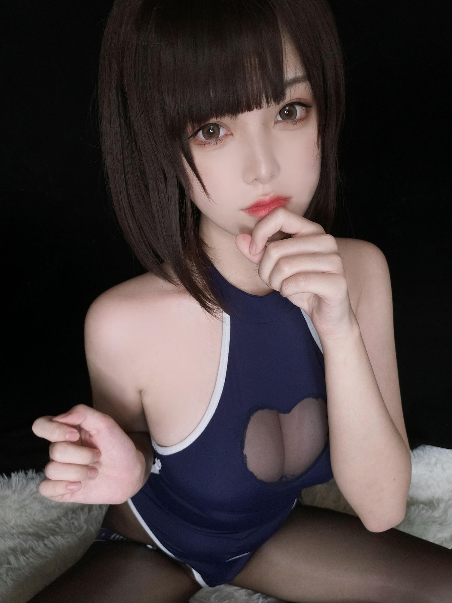 蜜汁猫裘 NO.063 水着 [34P-287MB]_第1集
