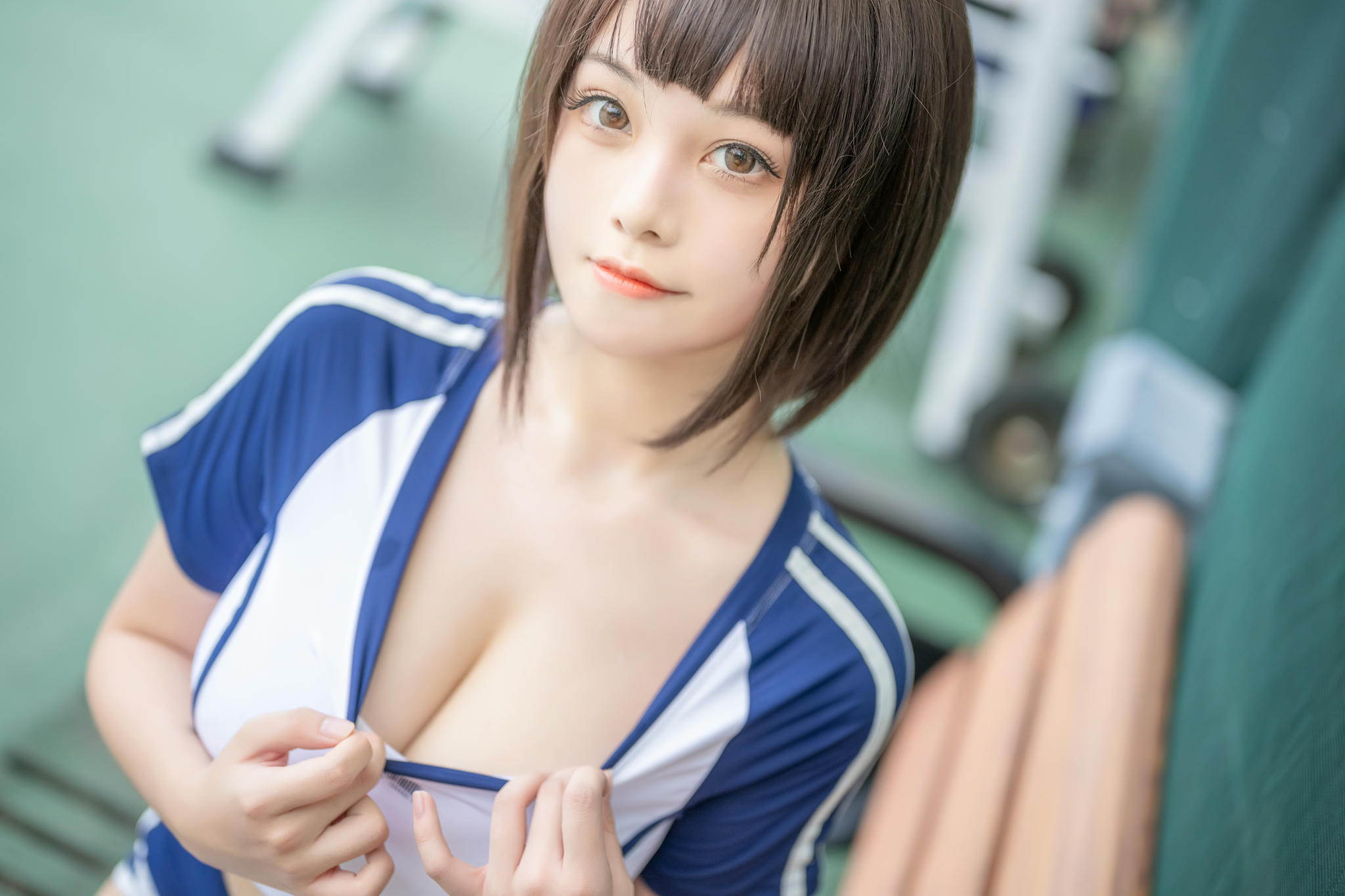 蜜汁猫裘 NO.064 体操服 [50P-515MB]_第2集