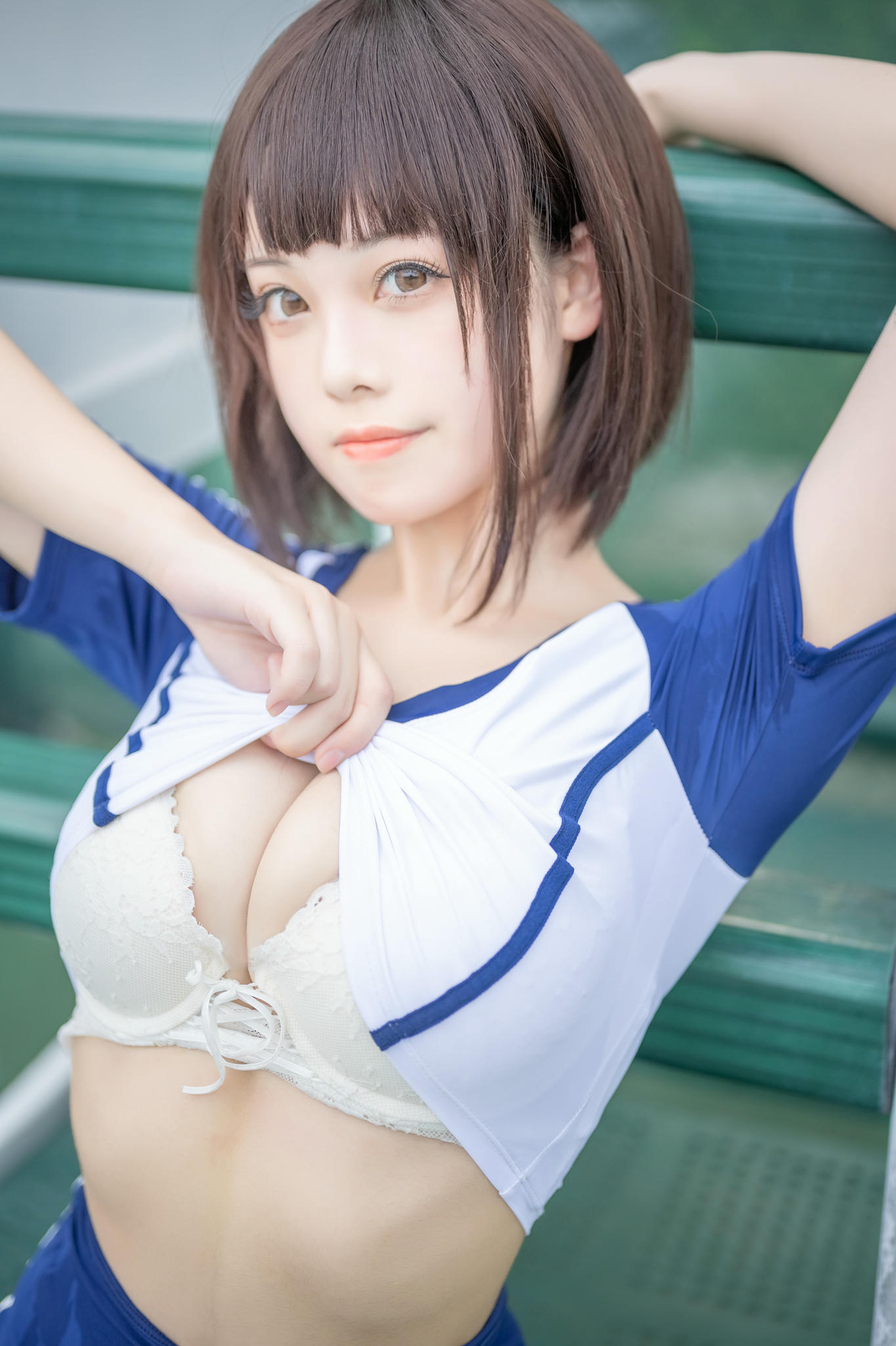 蜜汁猫裘 NO.064 体操服 [50P-515MB]_第3集