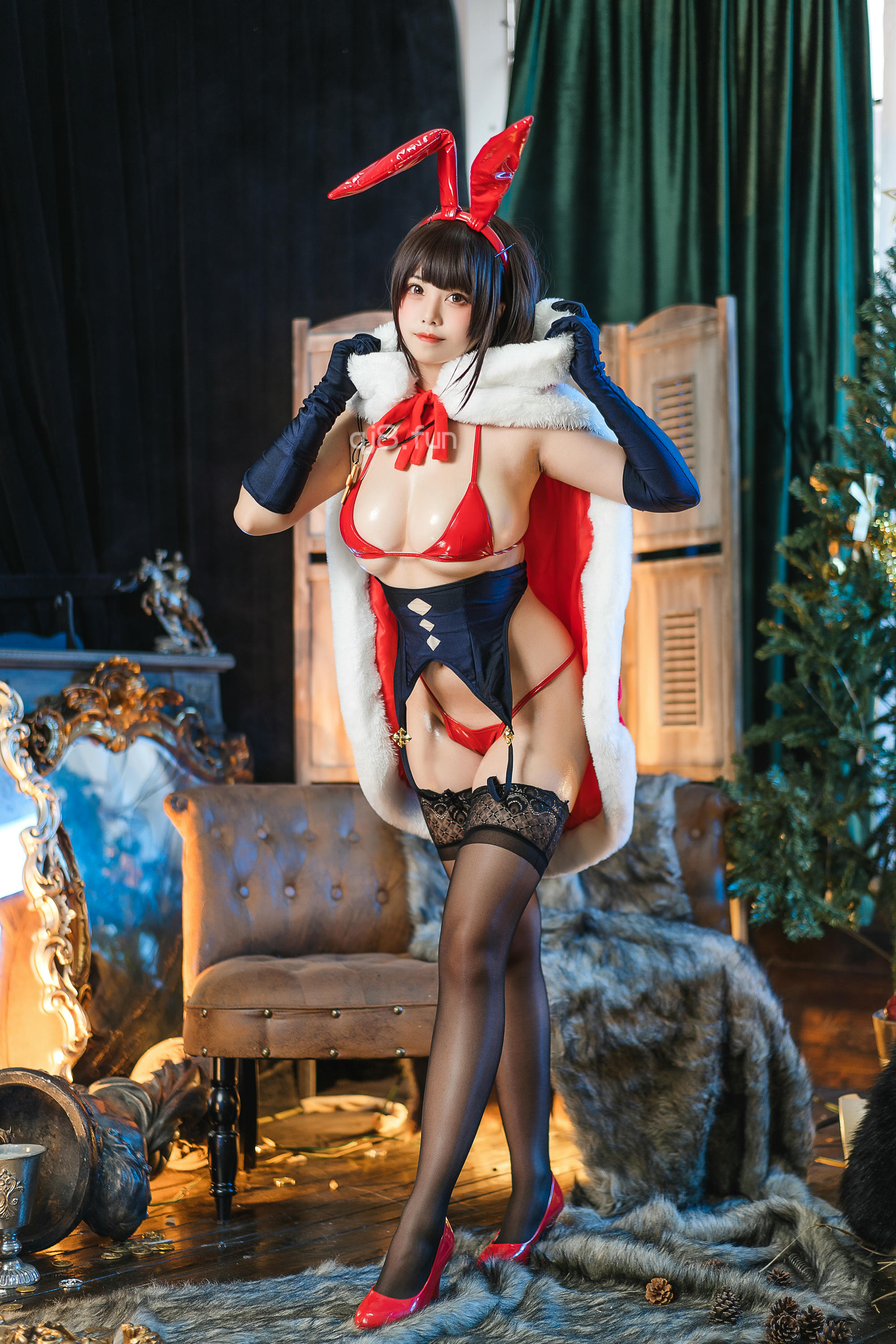 蜜汁猫裘 NO.071 魔太郎圣诞[51P 952MB]_第2集