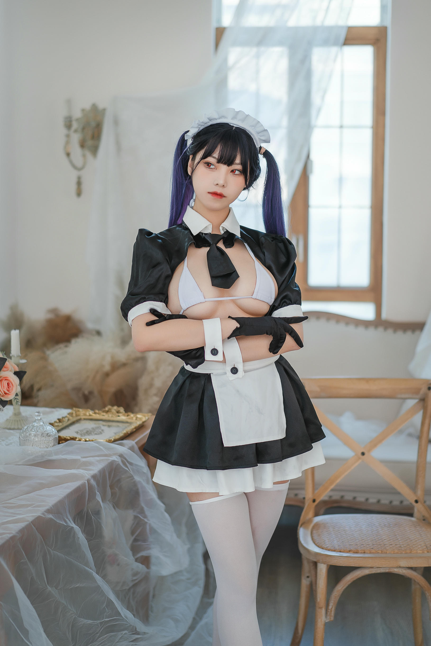 蜜汁猫裘 NO.077 工作女仆 [50P3V-1.37GB]_第1集