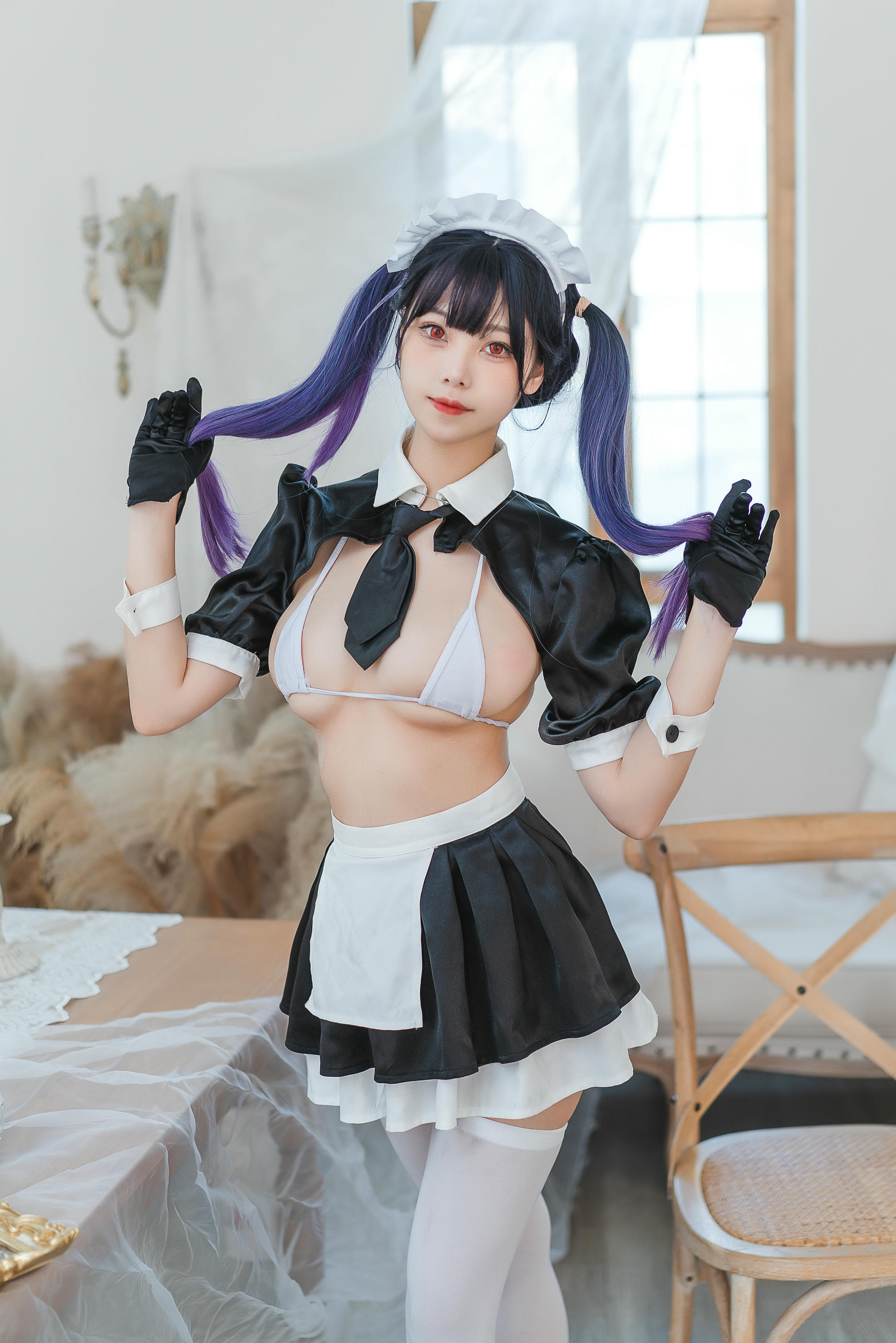 蜜汁猫裘 NO.077 工作女仆 [50P3V-1.37GB]_第1集