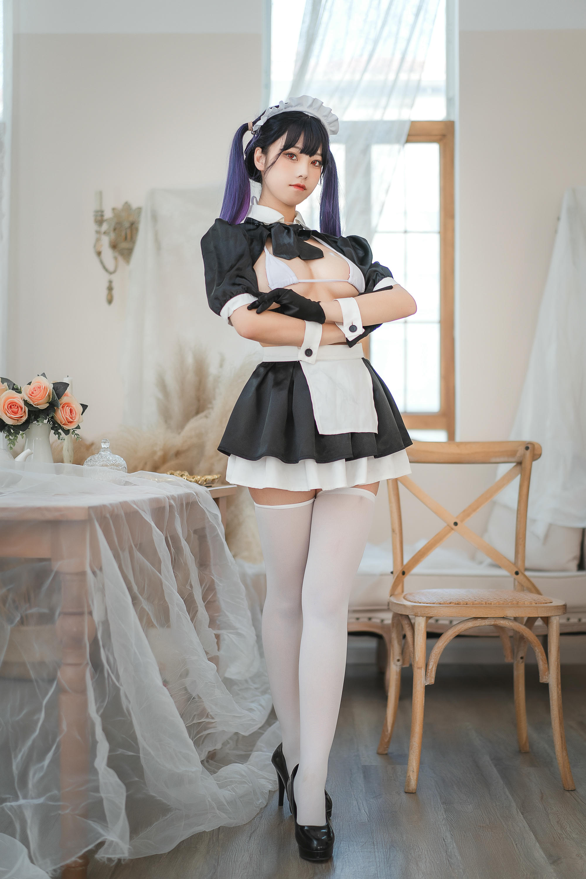 蜜汁猫裘 NO.077 工作女仆 [50P3V-1.37GB]_第1集