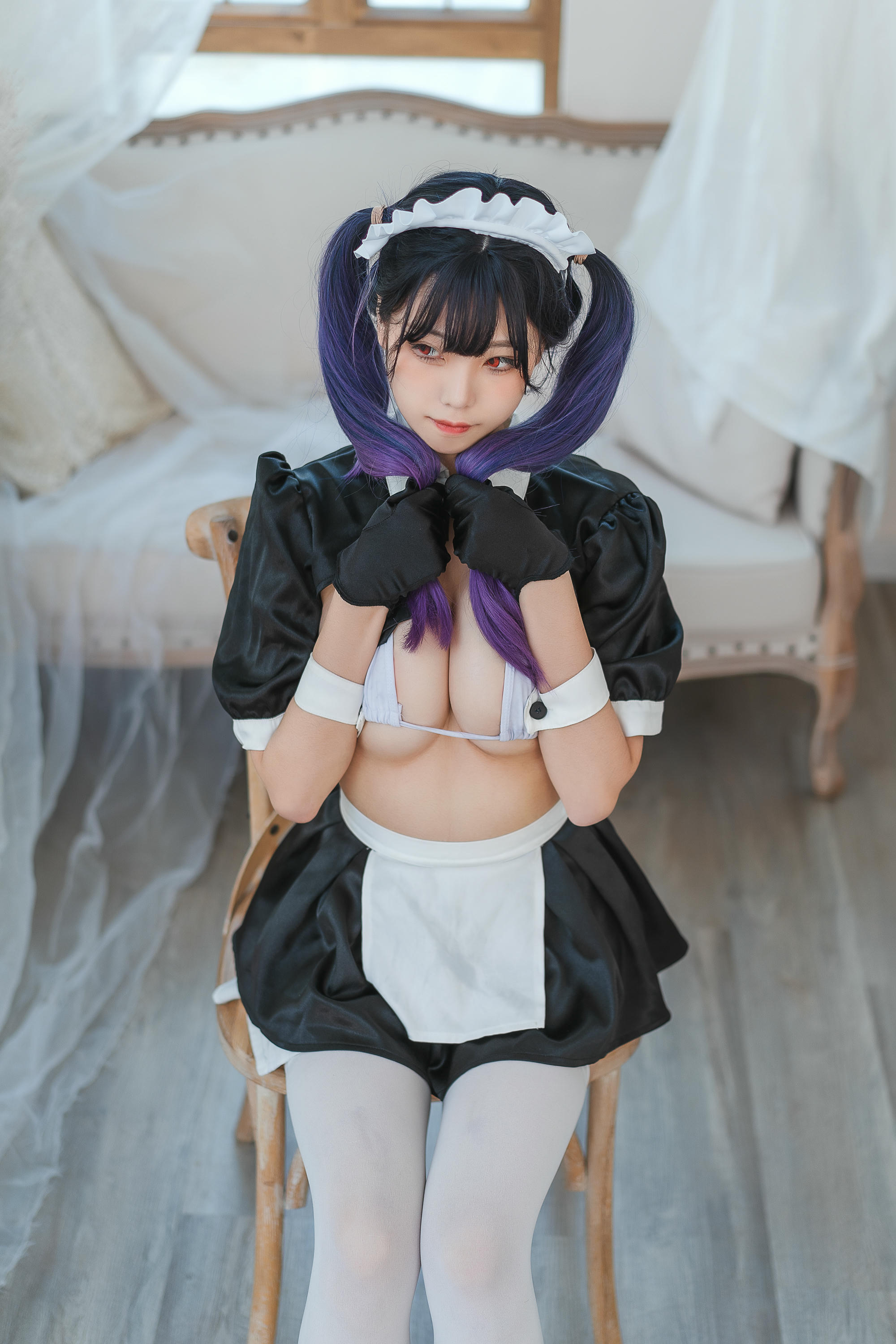 蜜汁猫裘 NO.077 工作女仆 [50P3V-1.37GB]_第2集