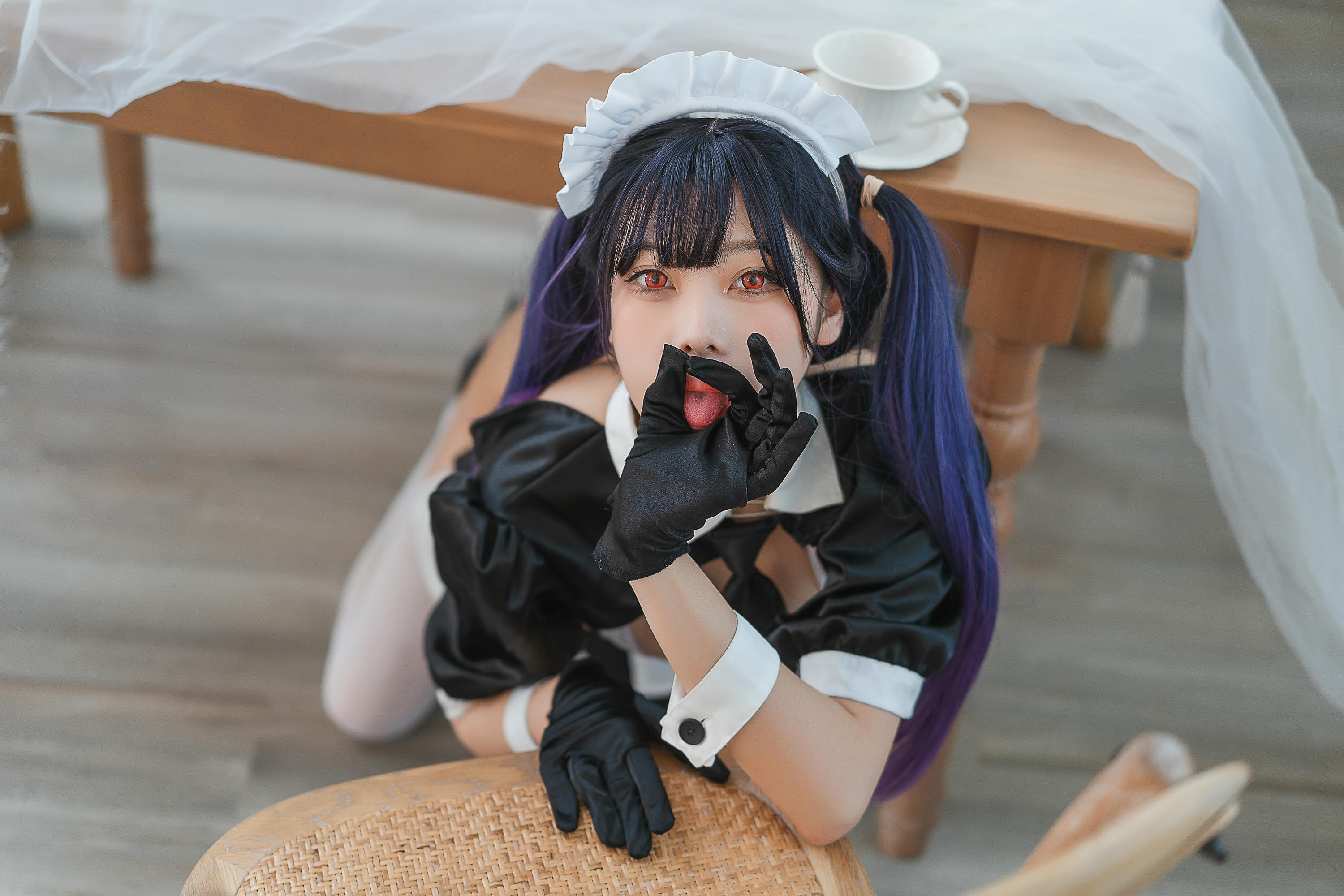 蜜汁猫裘 NO.077 工作女仆 [50P3V-1.37GB]_第2集