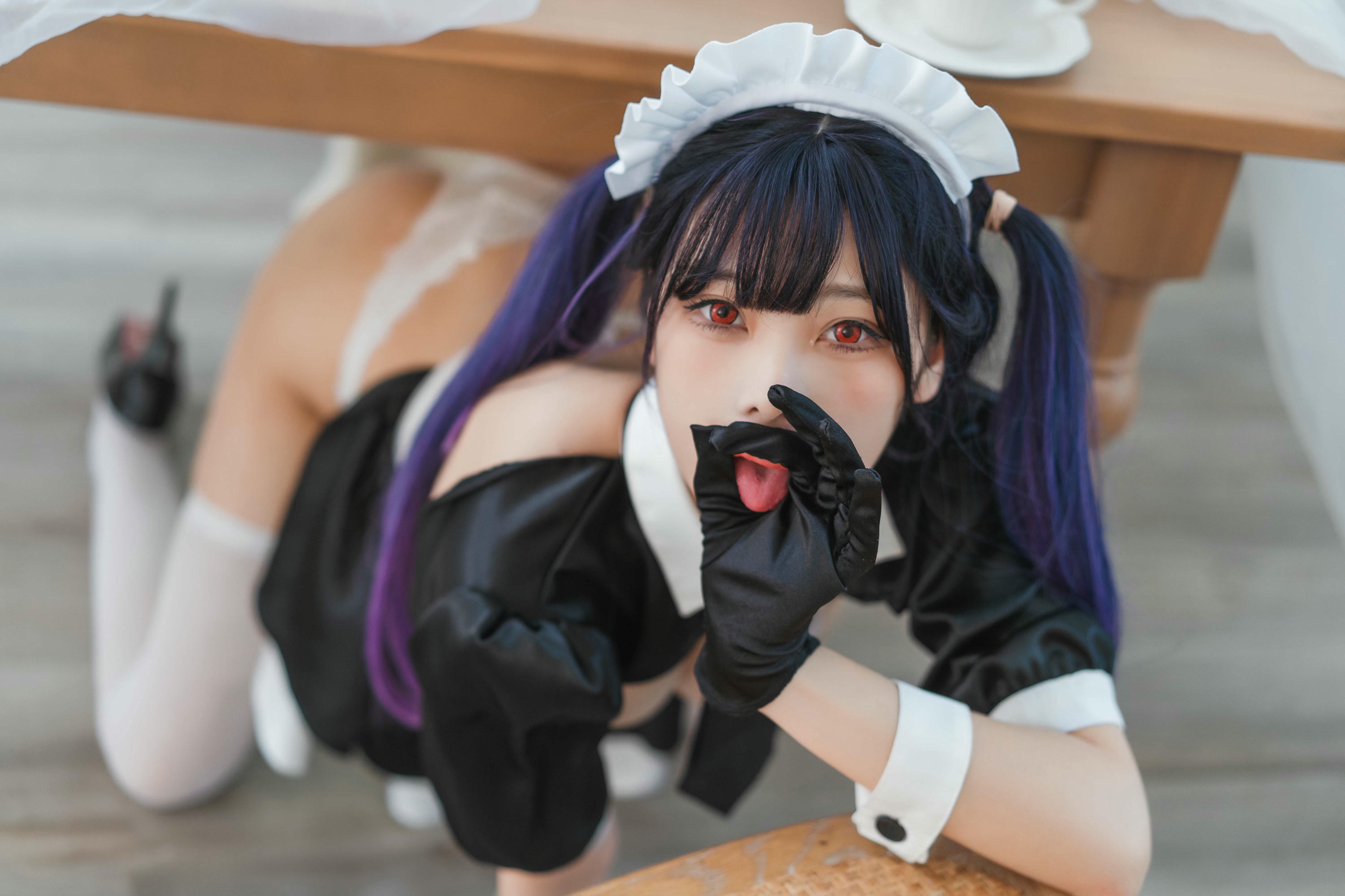 蜜汁猫裘 NO.077 工作女仆 [50P3V-1.37GB]_第2集