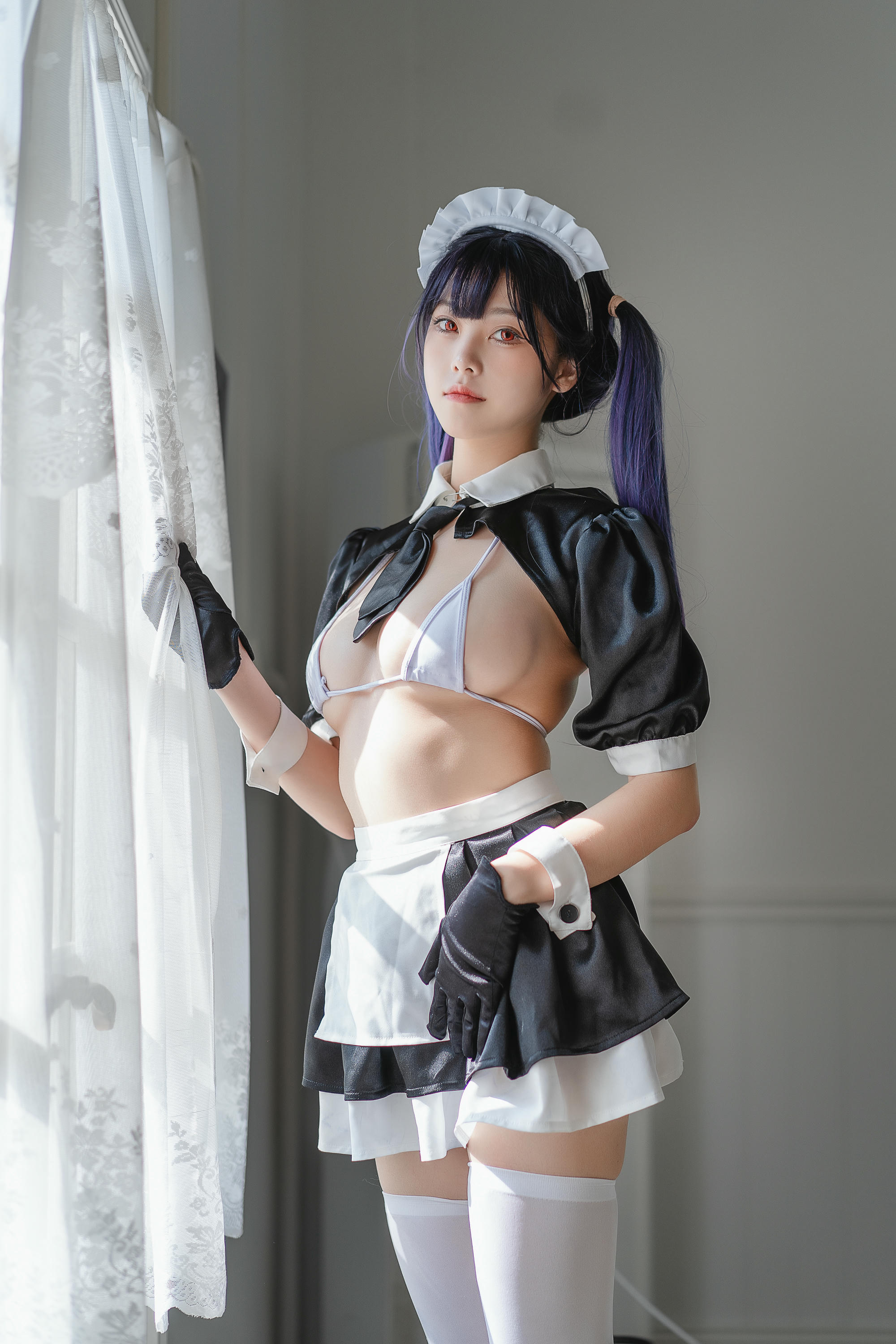 蜜汁猫裘 NO.077 工作女仆 [50P3V-1.37GB]_第2集