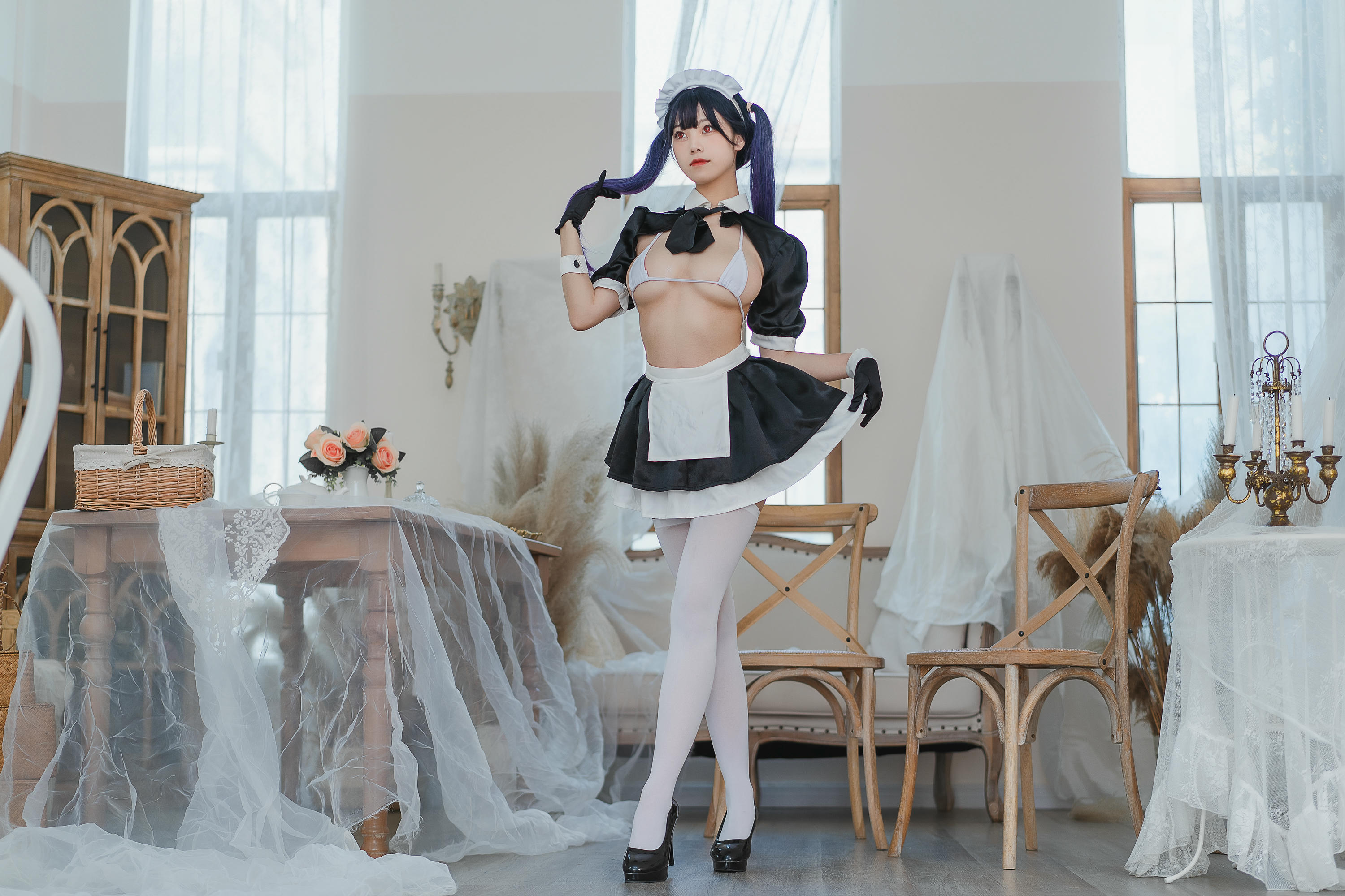 蜜汁猫裘 NO.077 工作女仆 [50P3V-1.37GB]_第1集