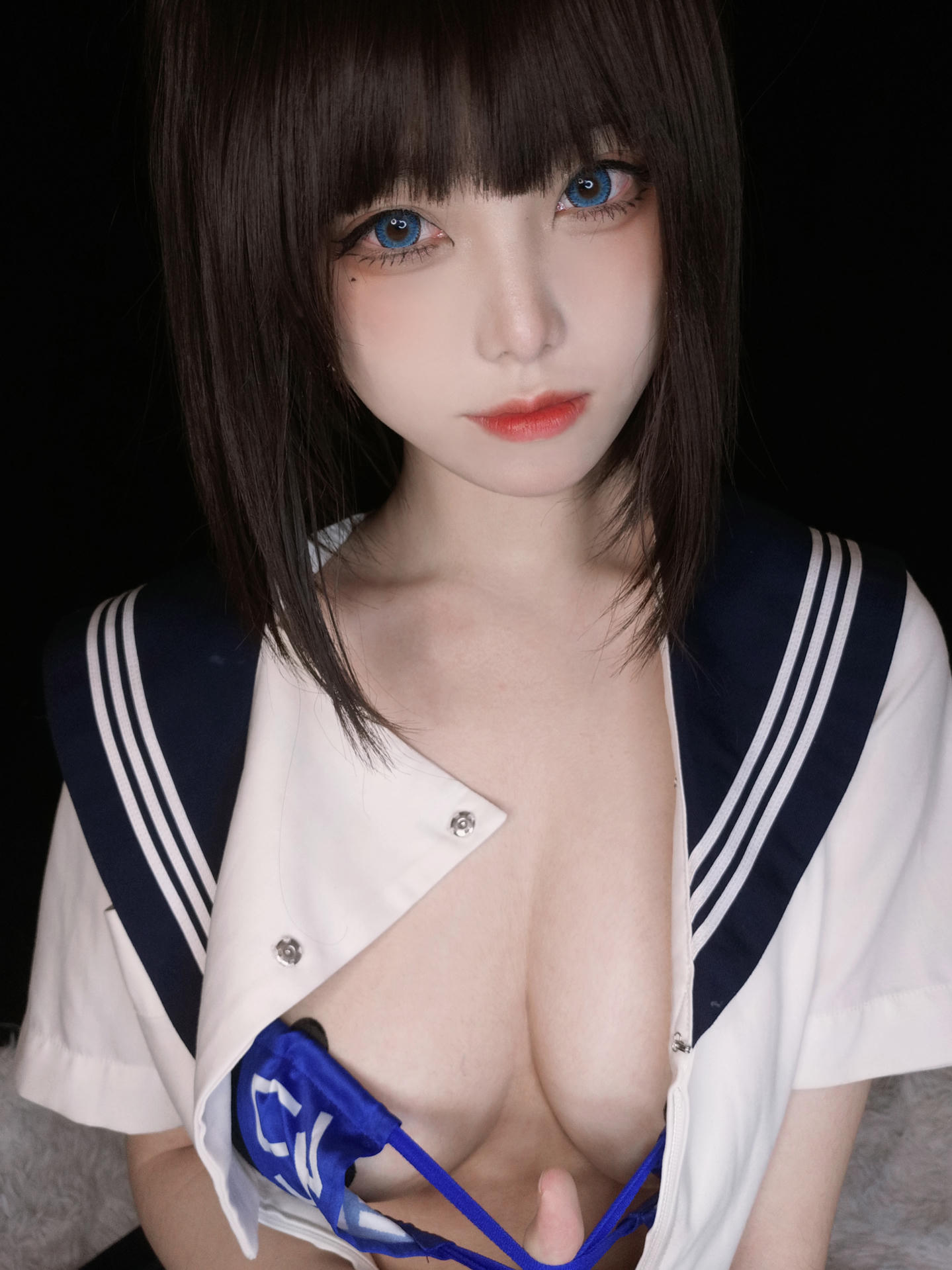 蜜汁猫裘 NO.080 坏学妹jk [38P6V 400MB]_第1集