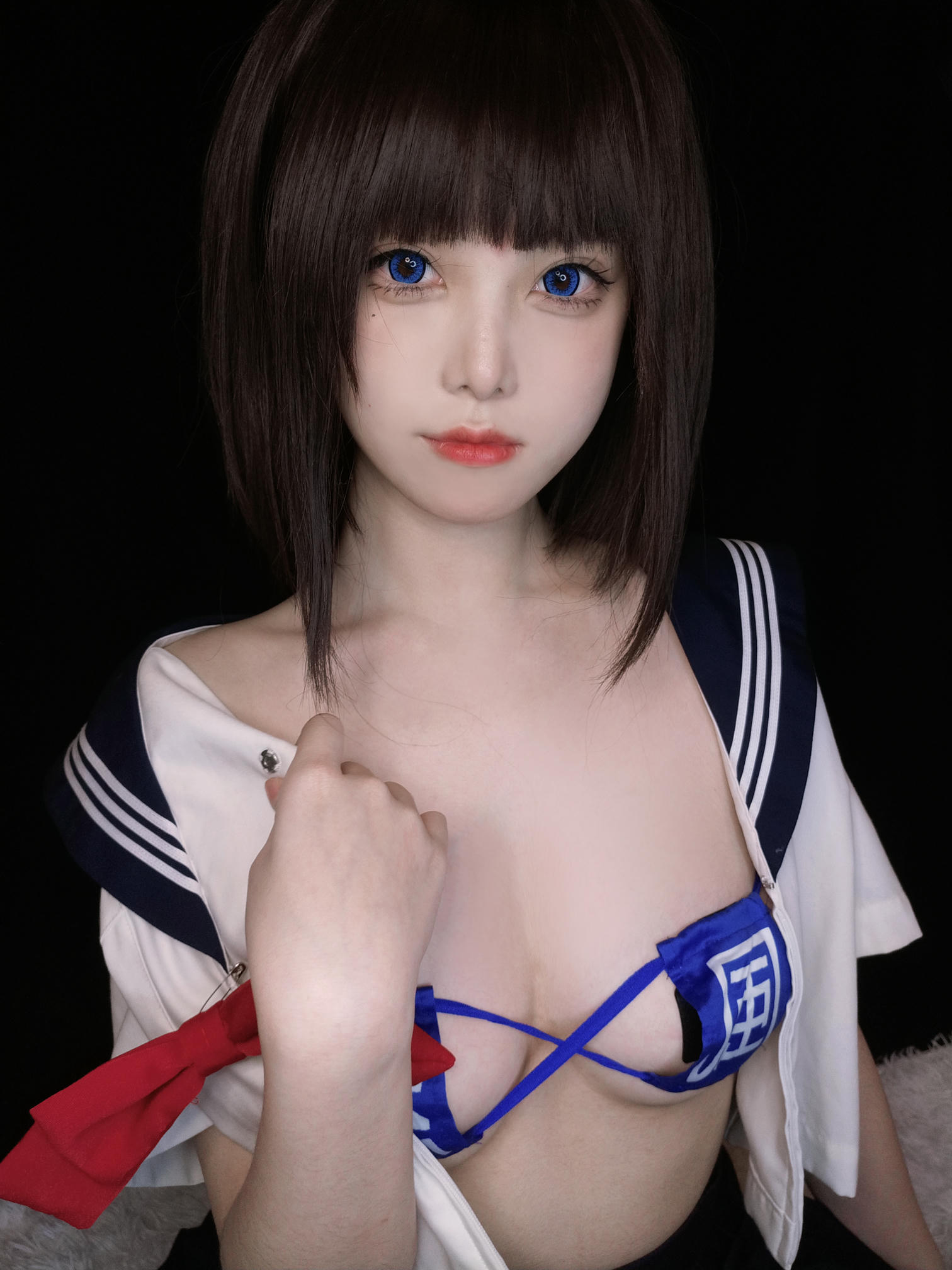 蜜汁猫裘 NO.080 坏学妹jk [38P6V 400MB]_第1集