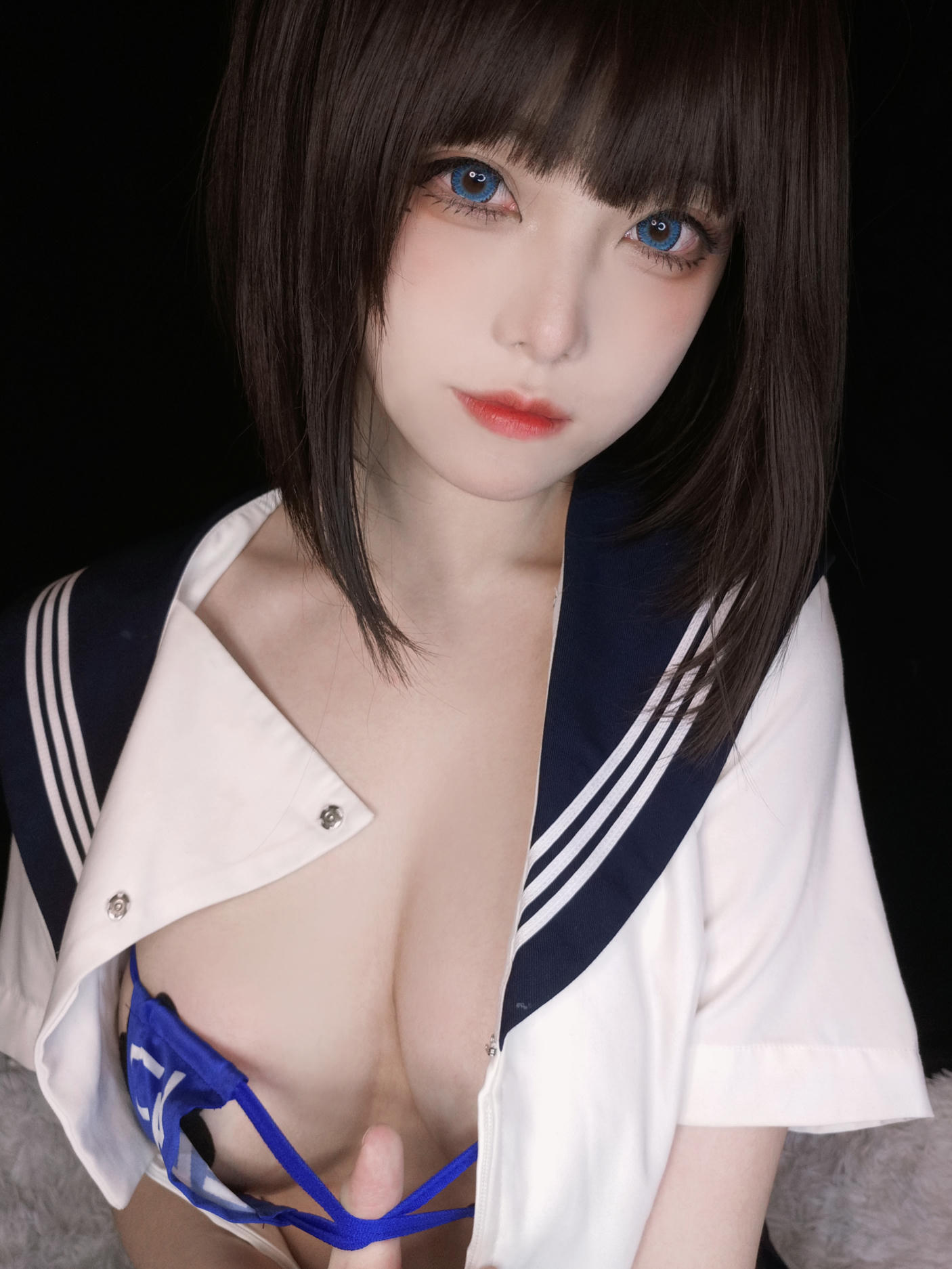 蜜汁猫裘 NO.080 坏学妹jk [38P6V 400MB]_第2集