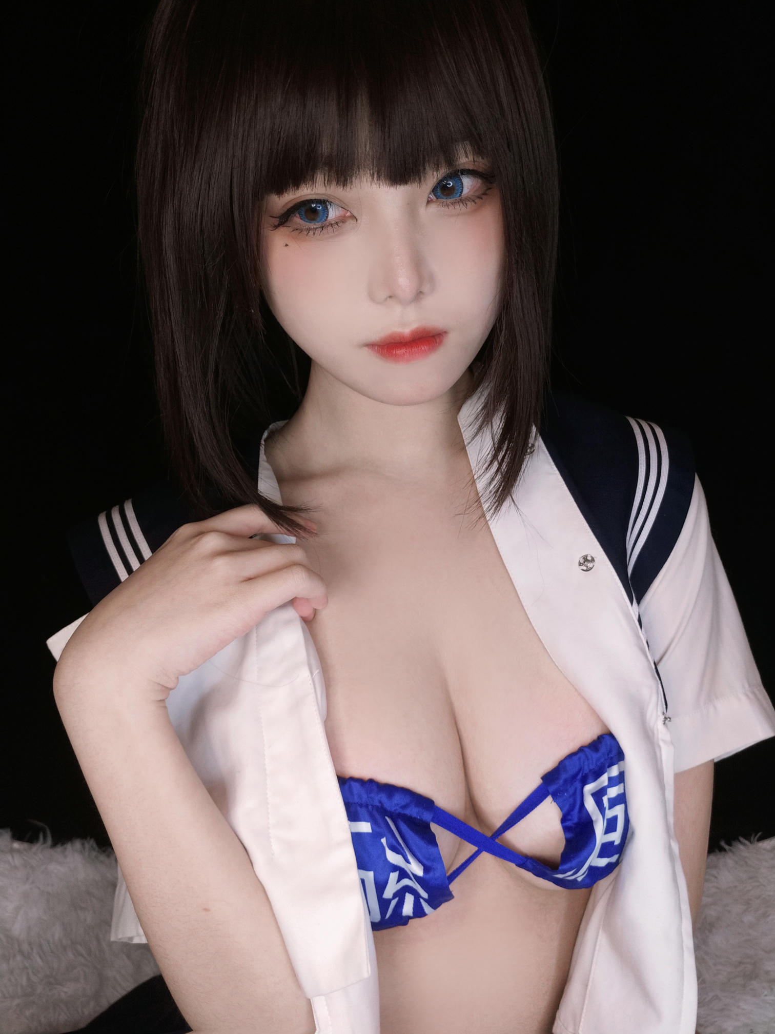 蜜汁猫裘 NO.080 坏学妹jk [38P6V 400MB]_第2集