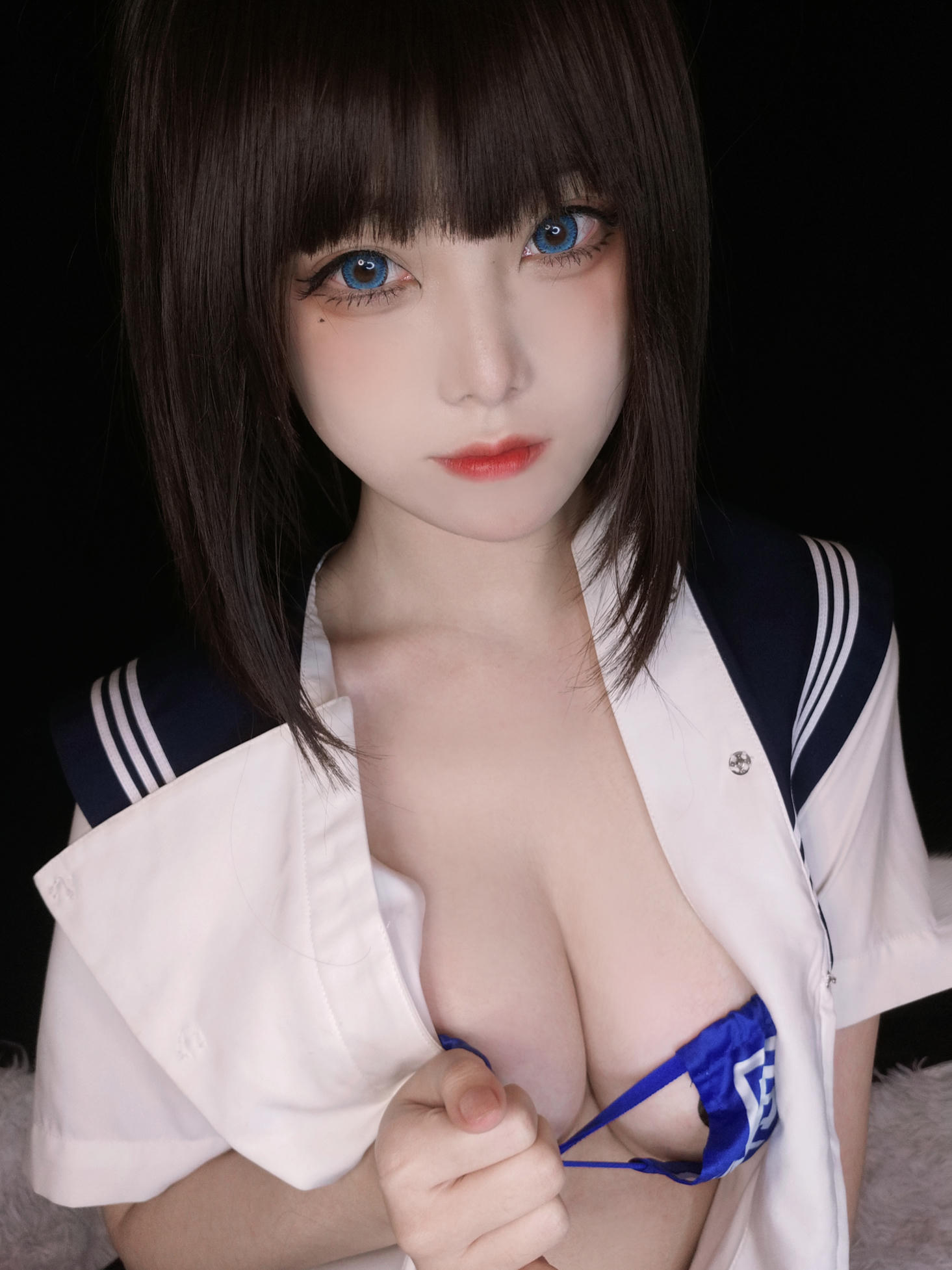 蜜汁猫裘 NO.080 坏学妹jk [38P6V 400MB]_第2集