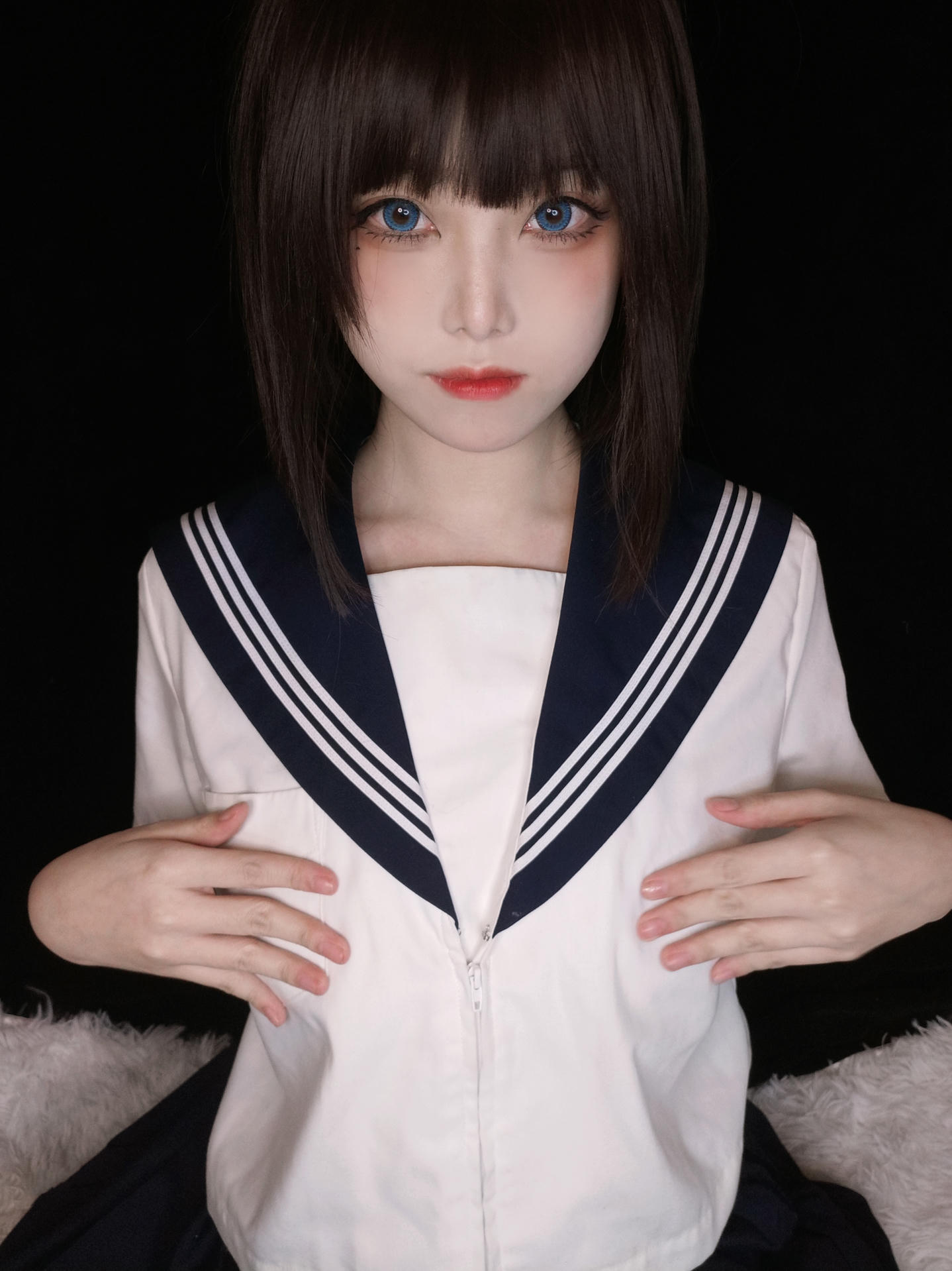 蜜汁猫裘 NO.080 坏学妹jk [38P6V 400MB]_第2集
