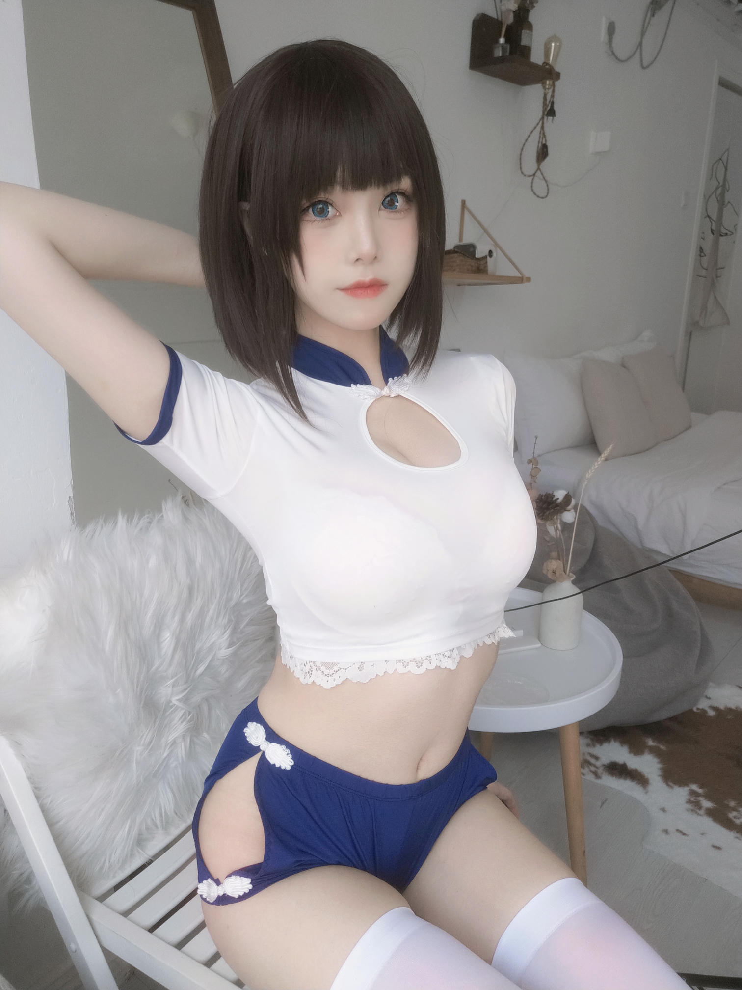蜜汁猫裘 NO.081 运动服妹妹 [34P 5V 586MB]_第1集