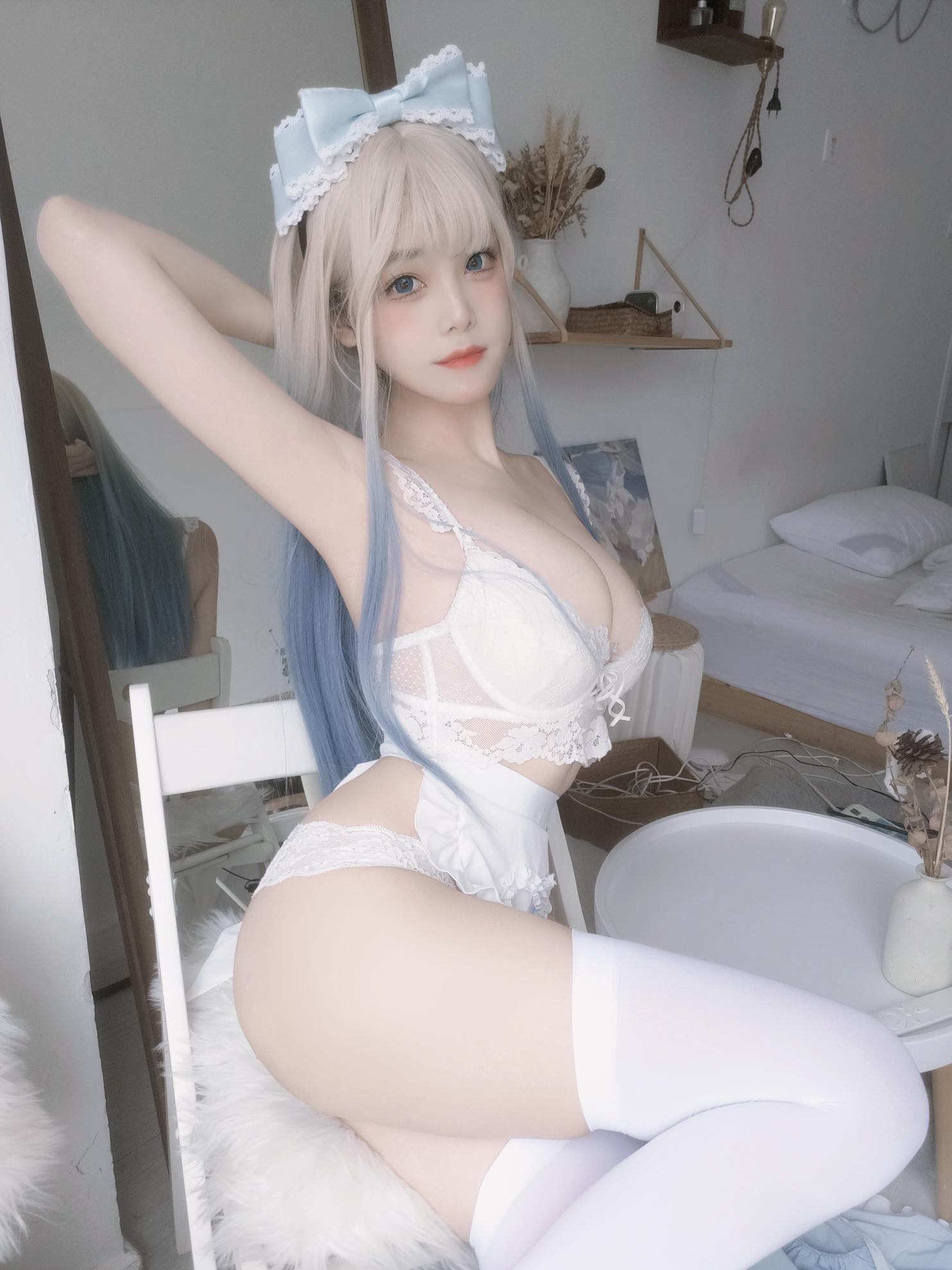 蜜汁猫裘 NO.085 蓝baby [27P2V-407MB]_第1集