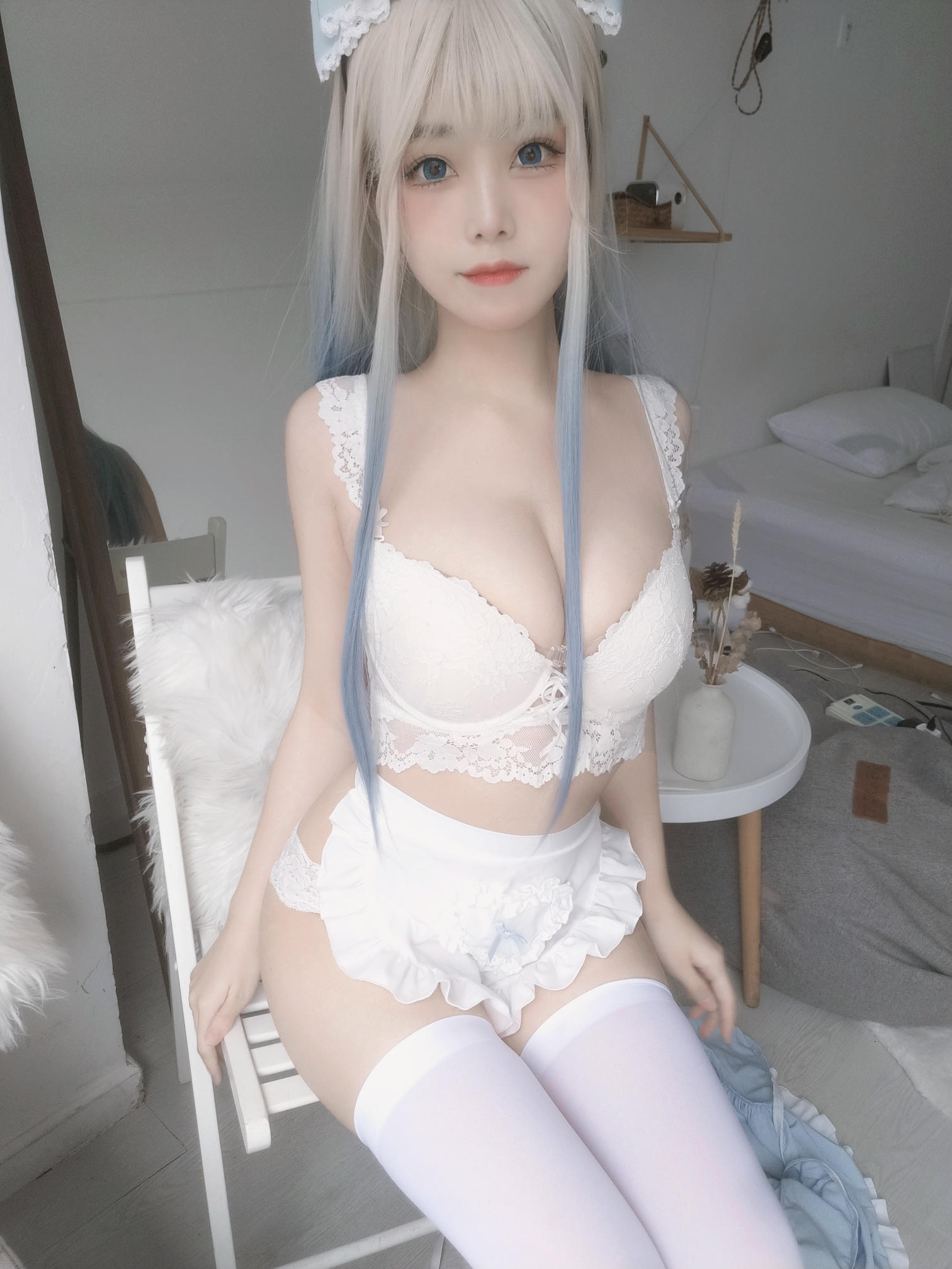 蜜汁猫裘 NO.085 蓝baby [27P2V-407MB]_第1集