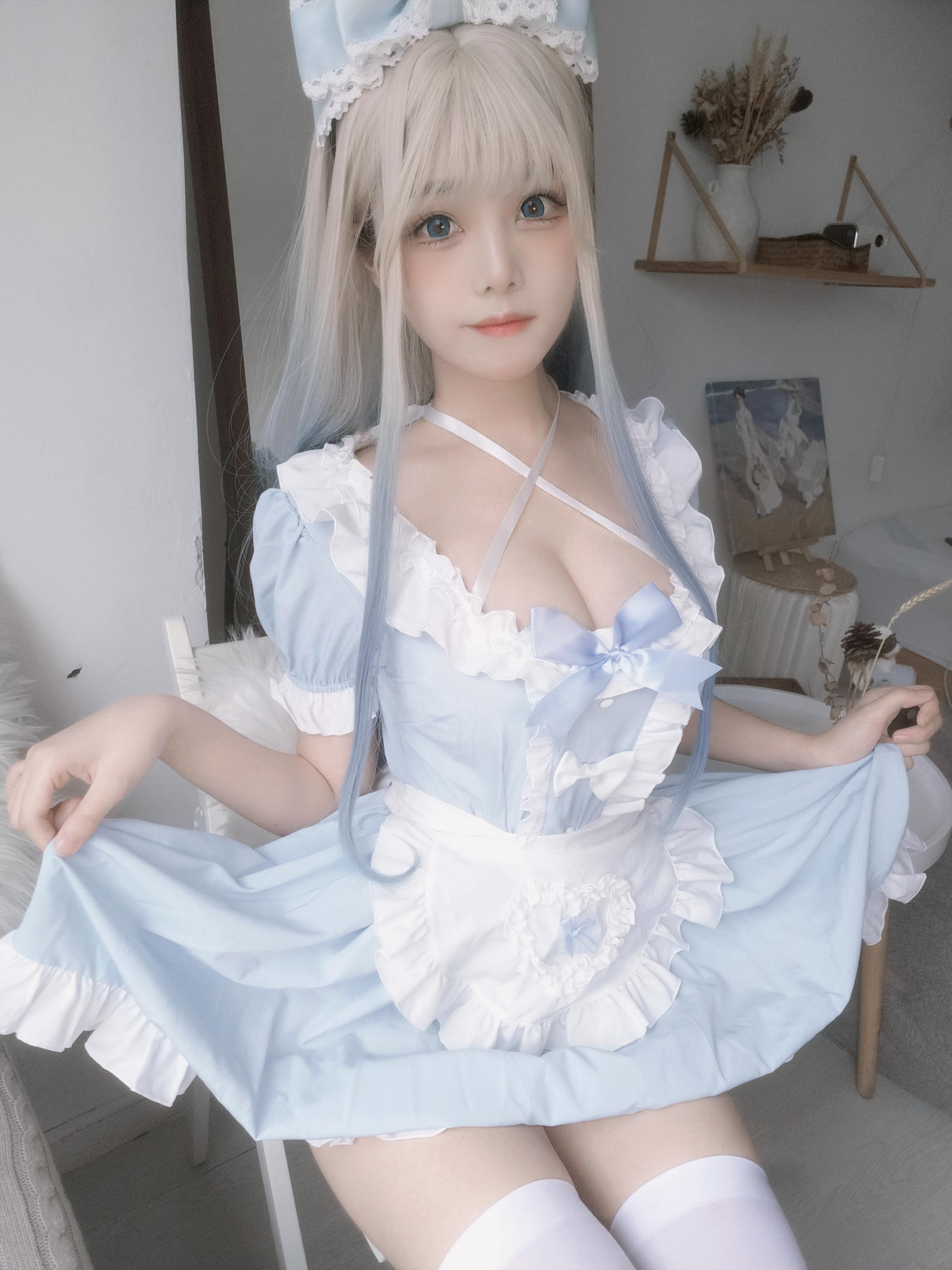 蜜汁猫裘 NO.085 蓝baby [27P2V-407MB]_第1集