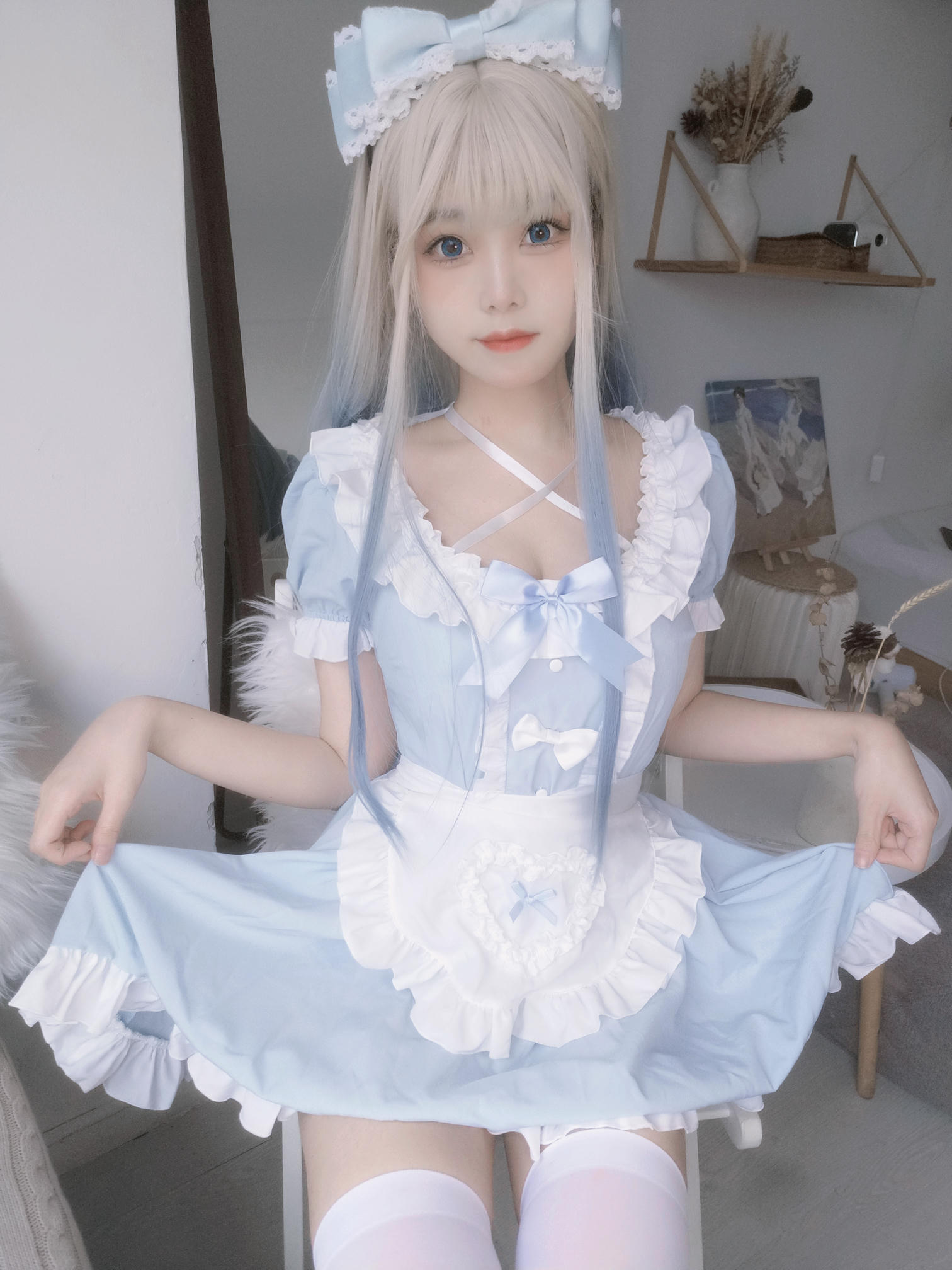 蜜汁猫裘 NO.085 蓝baby [27P2V-407MB]_第1集