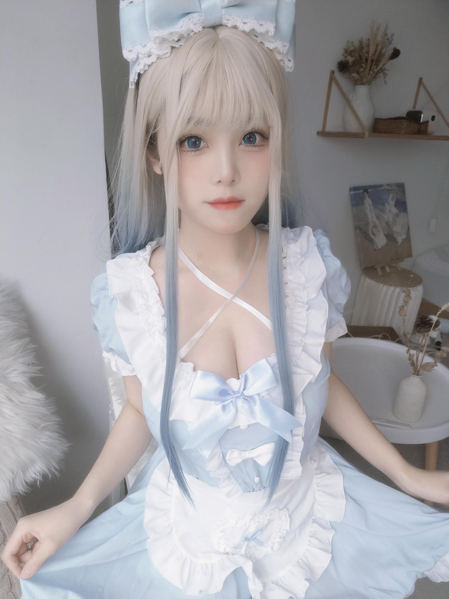 蜜汁猫裘 NO.085 蓝baby [27P2V-407MB]_第2集