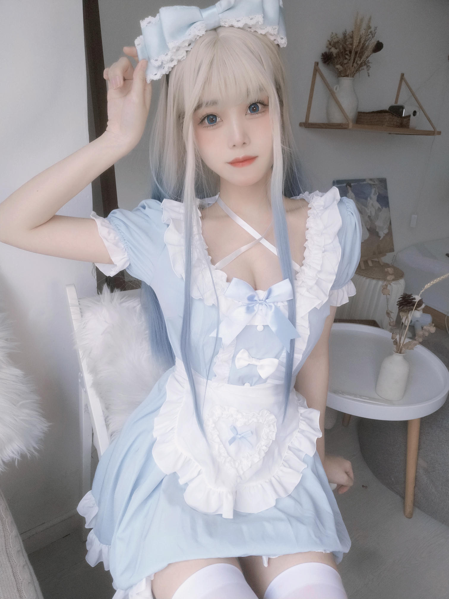 蜜汁猫裘 NO.085 蓝baby [27P2V-407MB]_第2集