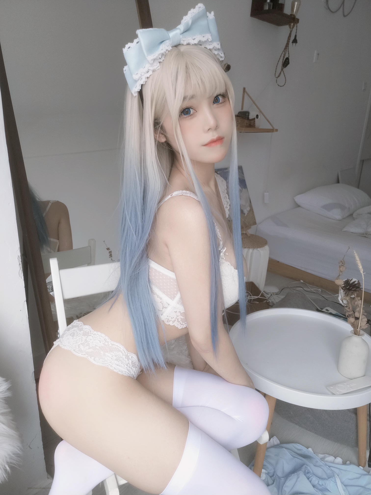 蜜汁猫裘 NO.085 蓝baby [27P2V-407MB]_第2集
