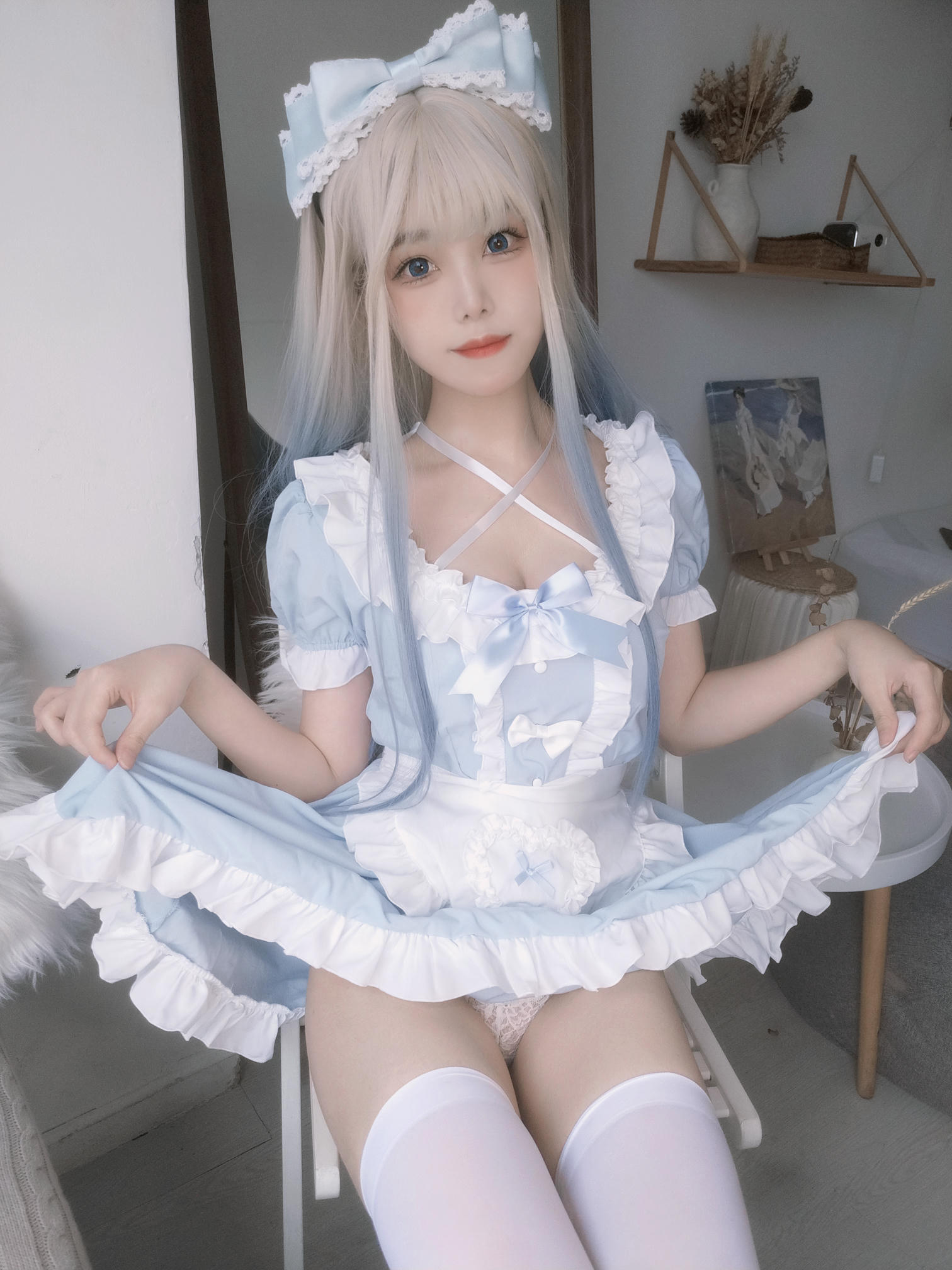 蜜汁猫裘 NO.085 蓝baby [27P2V-407MB]_第1集