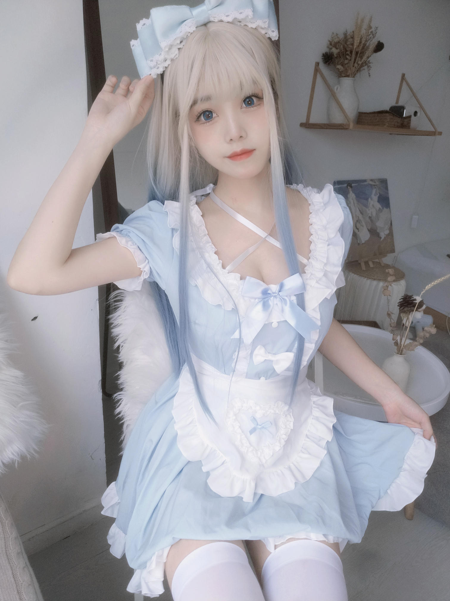 蜜汁猫裘 NO.085 蓝baby [27P2V-407MB]_第1集