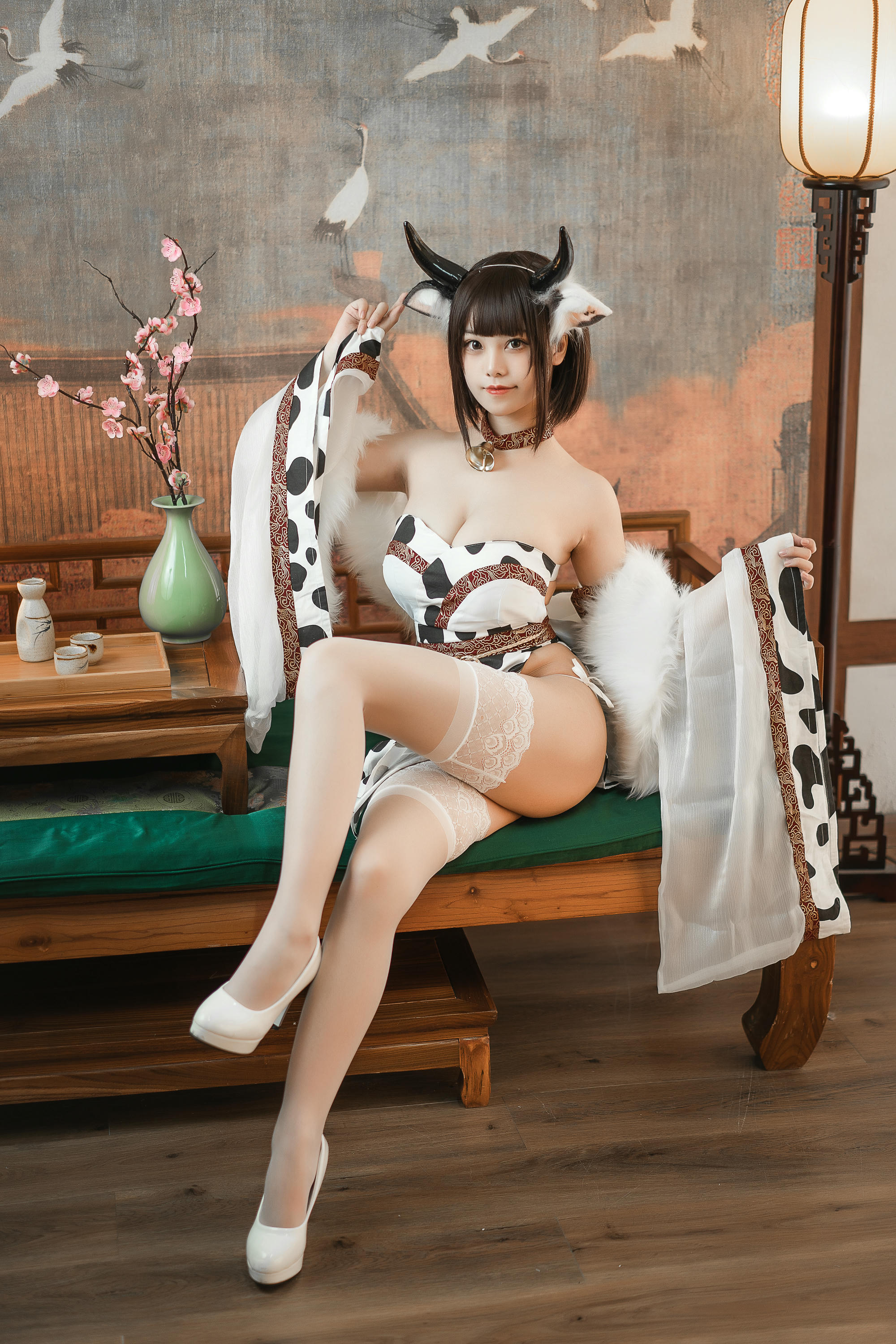 蜜汁猫裘 NO.086 奶牛 [50P-880MB]_第1集