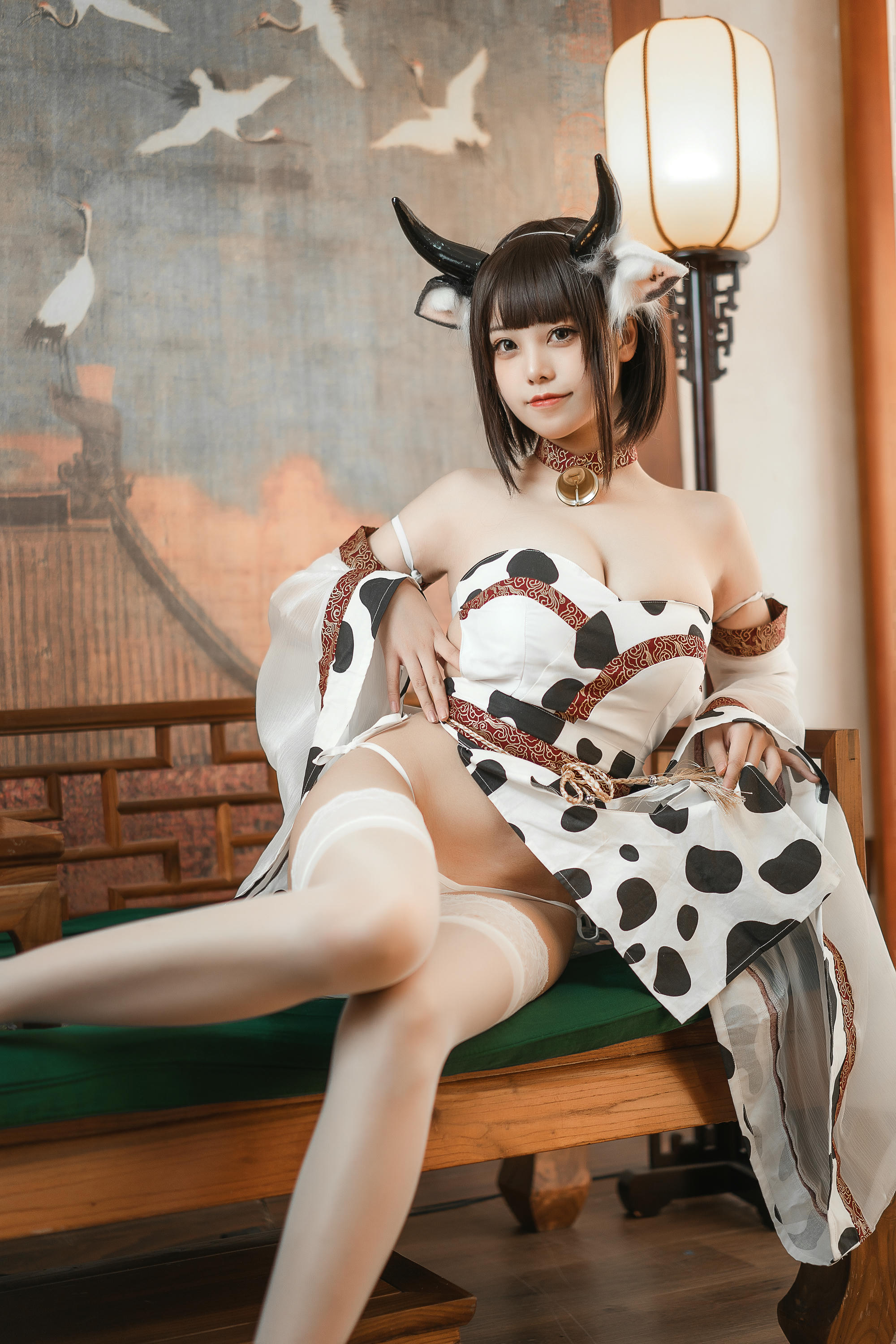 蜜汁猫裘 NO.086 奶牛 [50P-880MB]_第1集