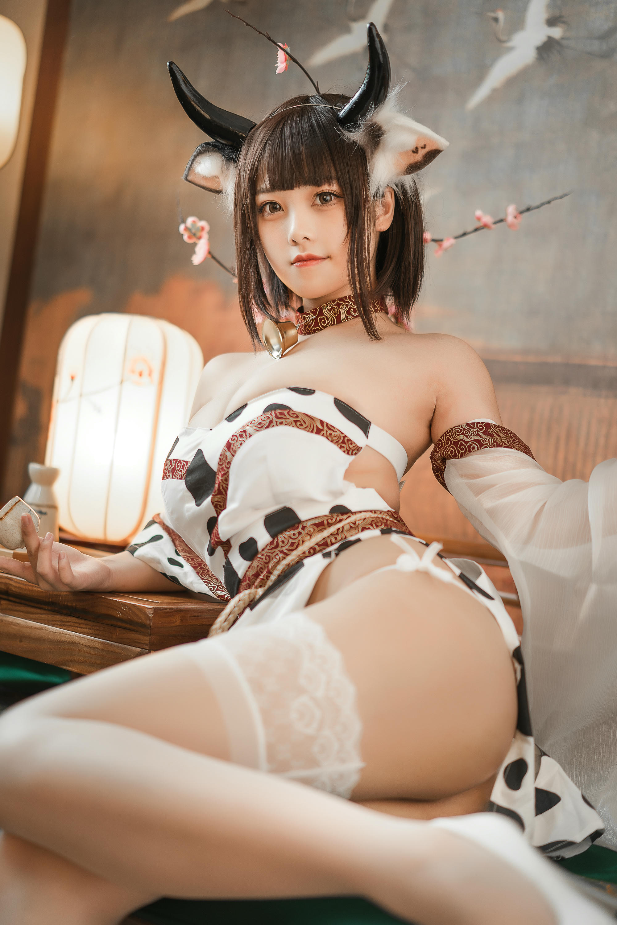 蜜汁猫裘 NO.086 奶牛 [50P-880MB]_第1集