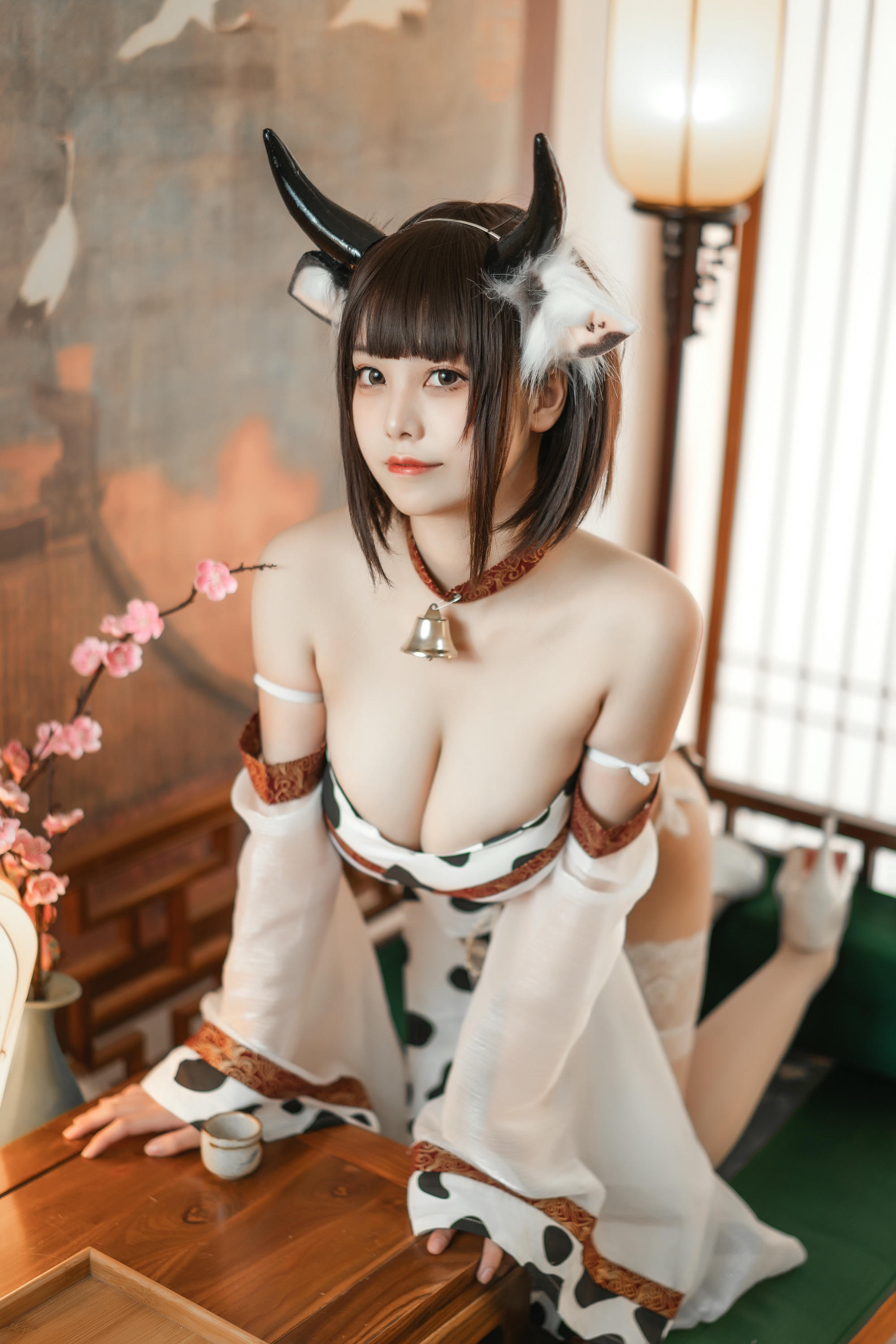 蜜汁猫裘 NO.086 奶牛 [50P-880MB]_第1集