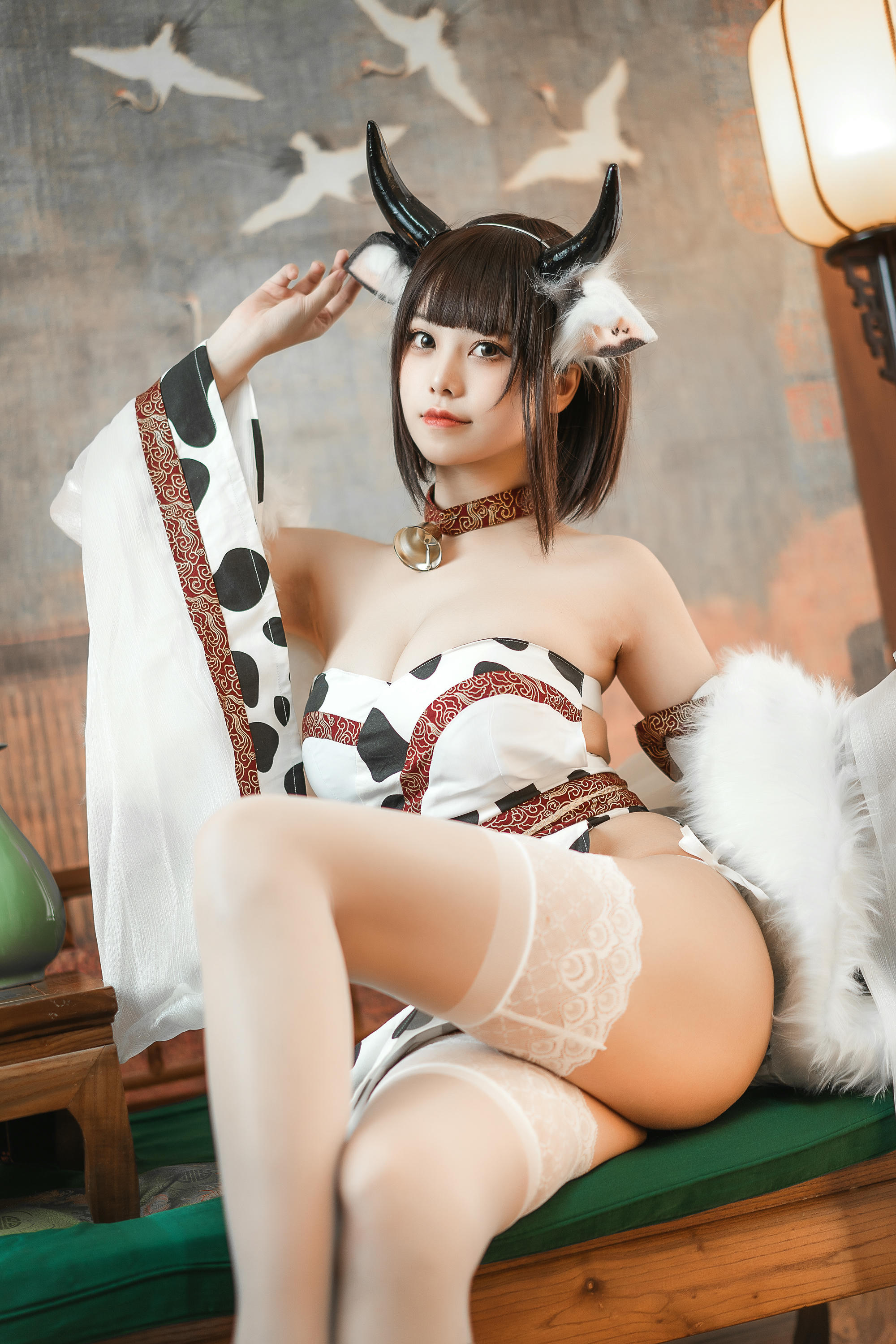 蜜汁猫裘 NO.086 奶牛 [50P-880MB]_第1集