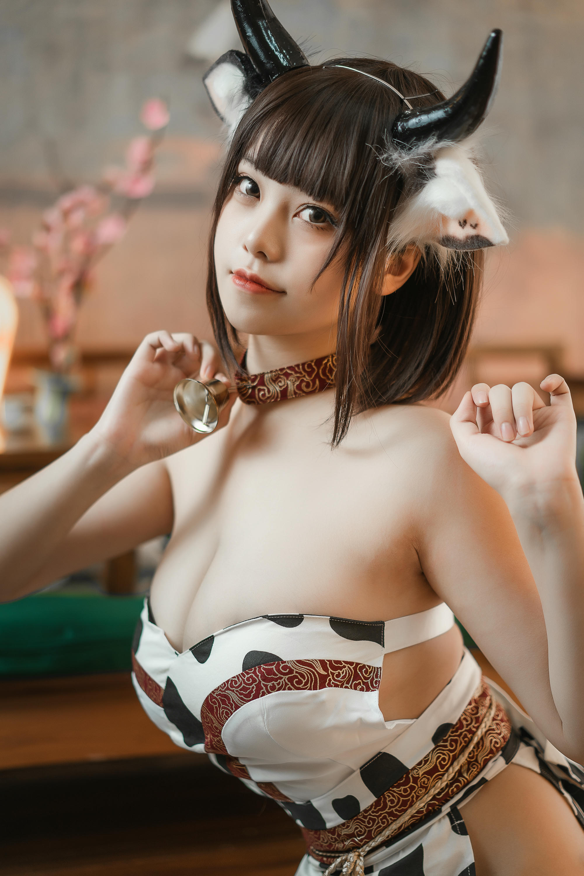 蜜汁猫裘 NO.086 奶牛 [50P-880MB]_第2集