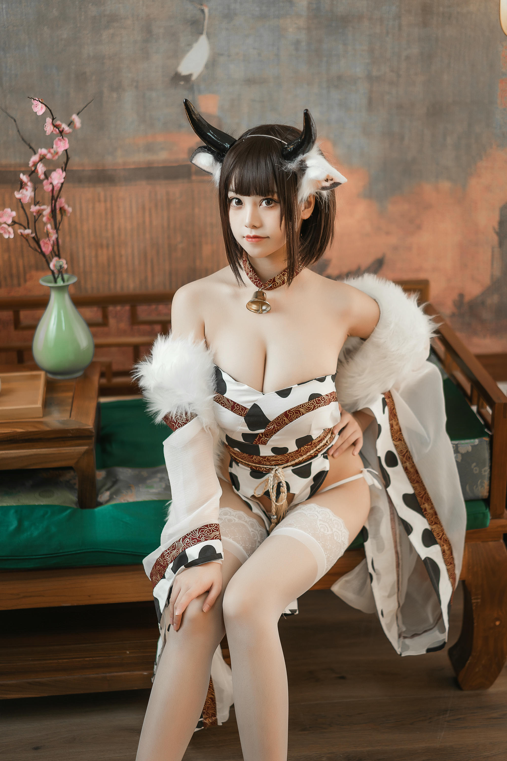 蜜汁猫裘 NO.086 奶牛 [50P-880MB]_第1集