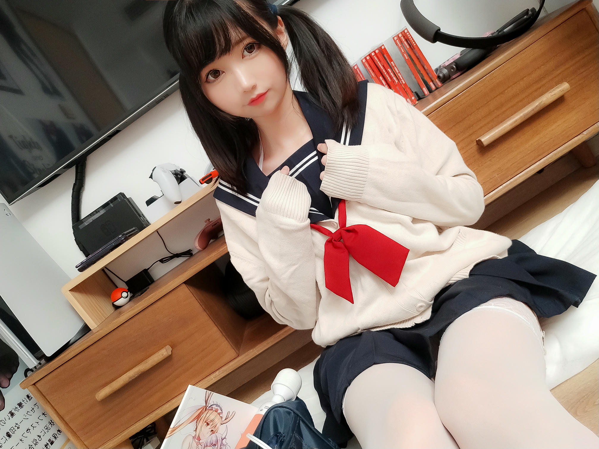 NAGESA魔物喵 NO.097 202108 fantia会员合集-20210808淫らな女子高生_第1集