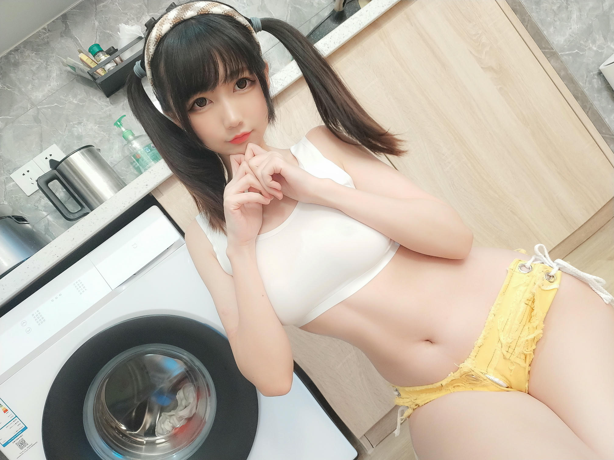 NAGESA魔物喵 NO.040 202102 fantia会员合集-20210224 彼女が家にいるとき_第1集